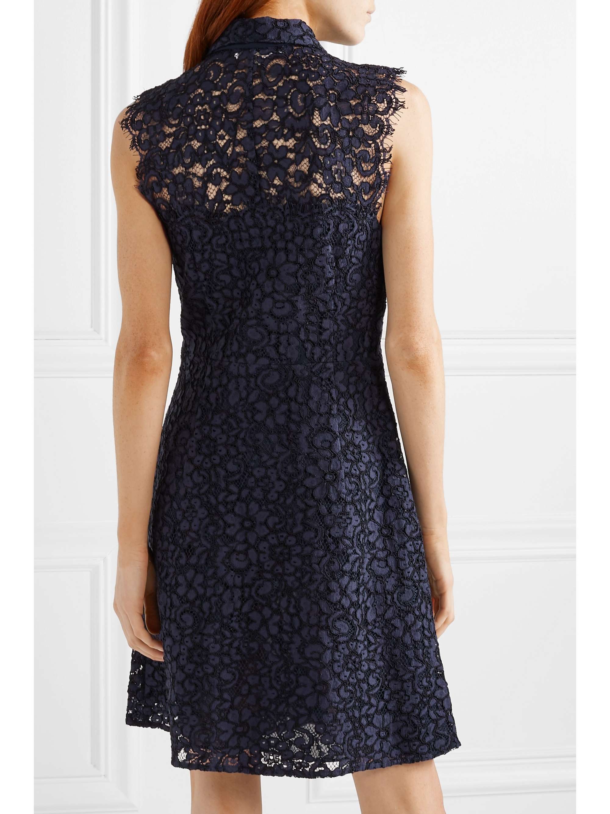 MICHAEL MICHAEL KORS Pussy-bow corded lace dress
