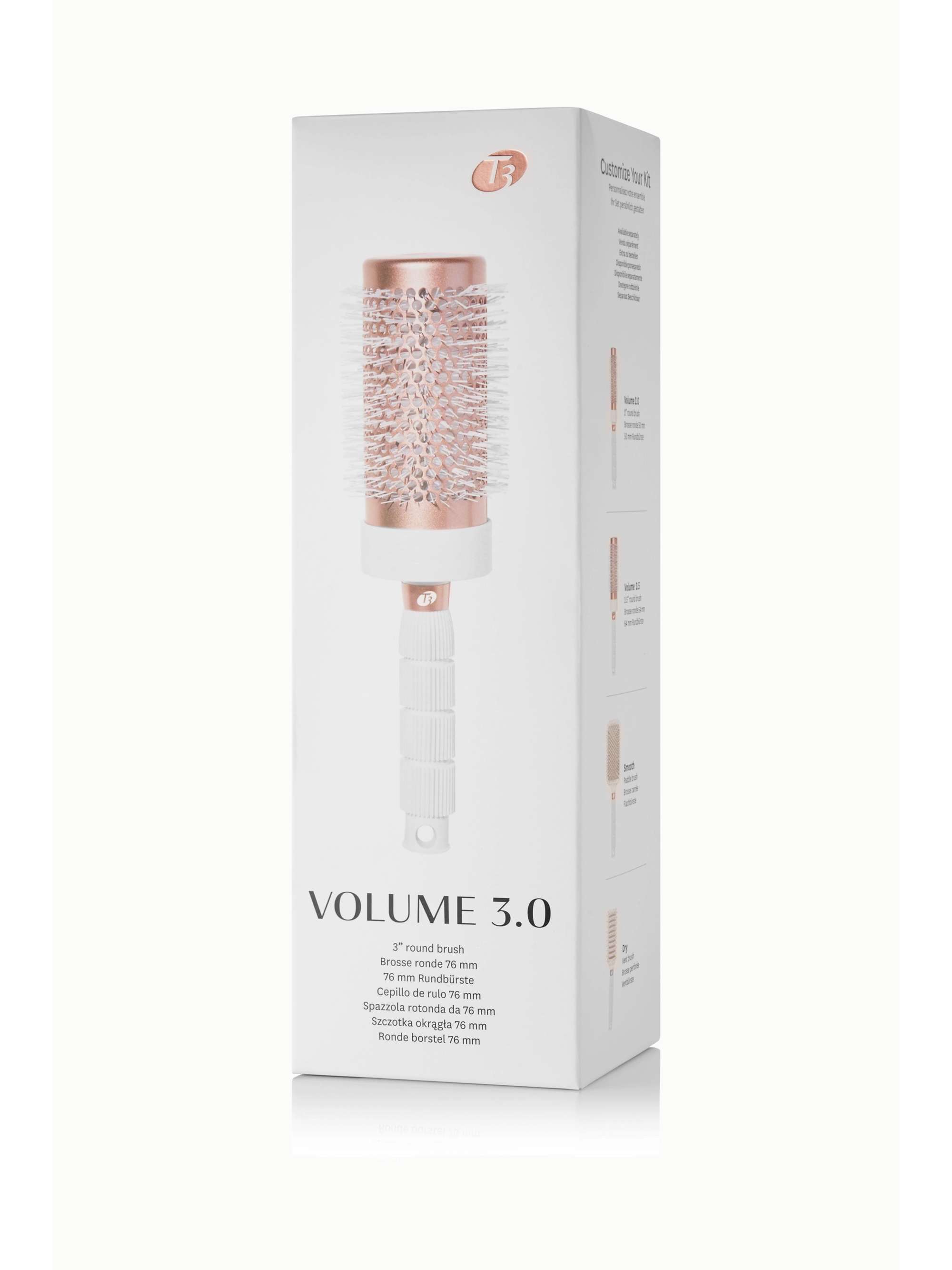 T3 Volume 3.0 Round Professional Ceramic-Coated Brush