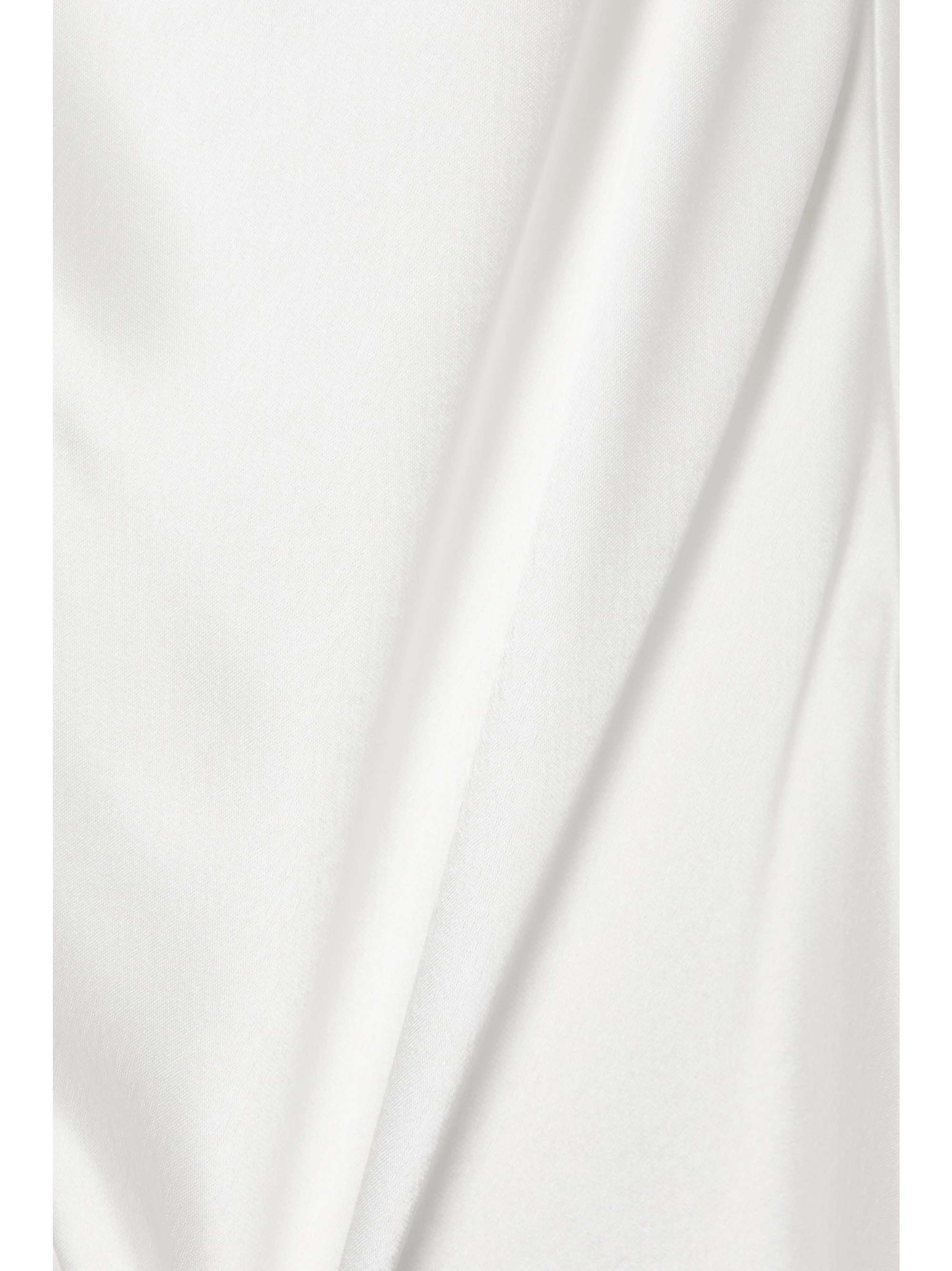 GALVAN Asymmetric satin halterneck jumpsuit