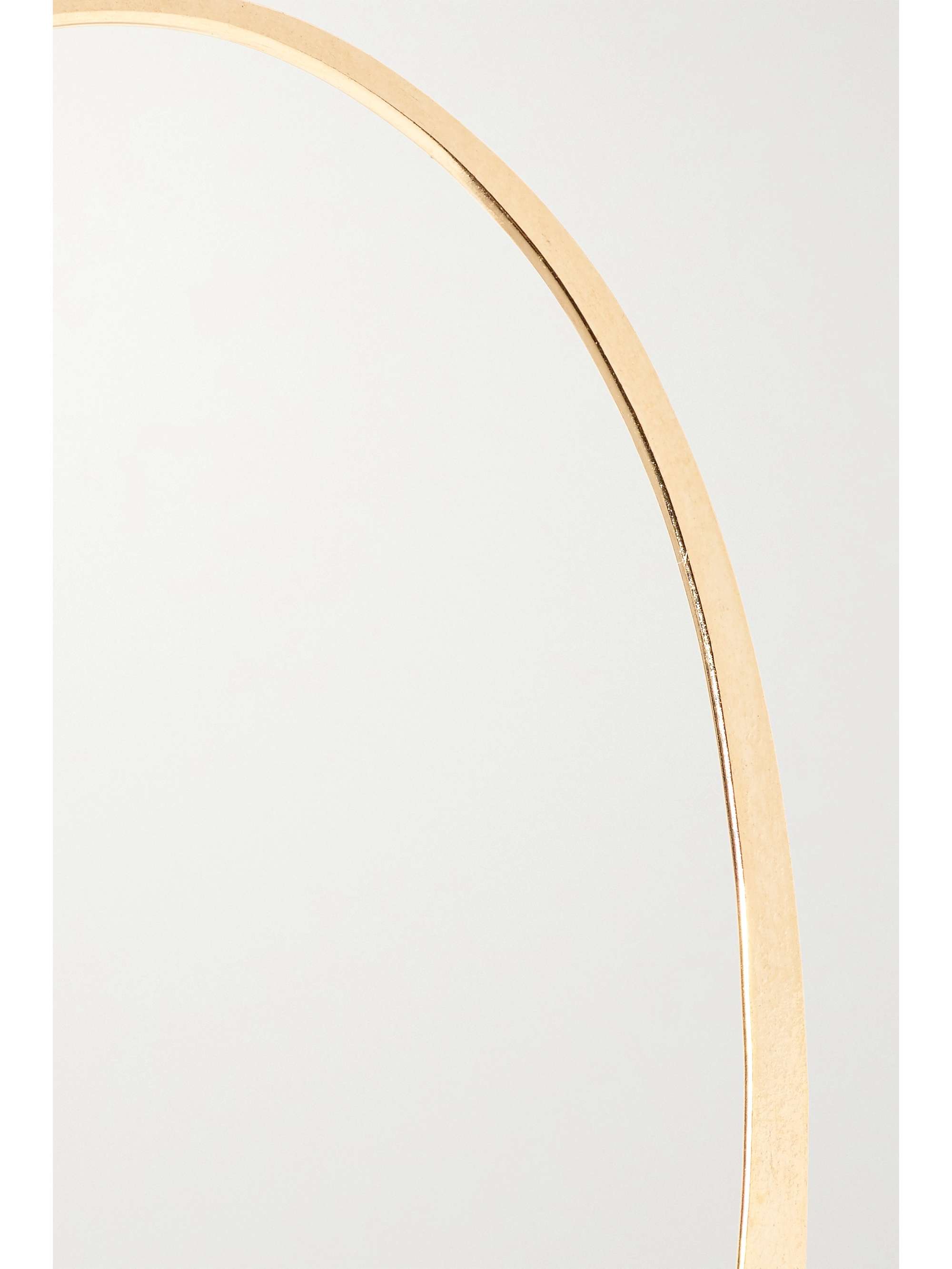 MELISSA JOY MANNING 14-karat gold hoop earrings
