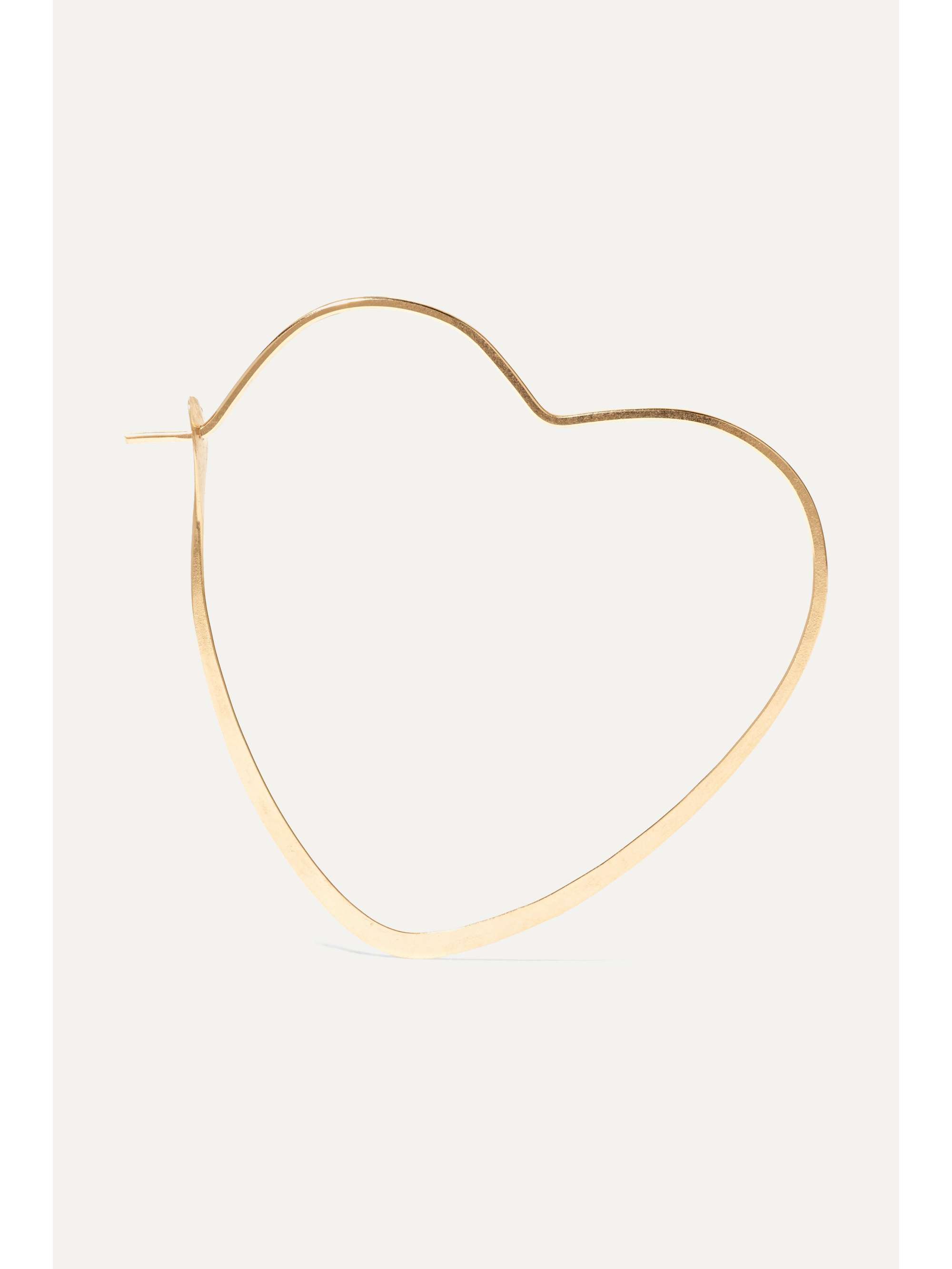 MELISSA JOY MANNING 14-karat gold hoop earrings