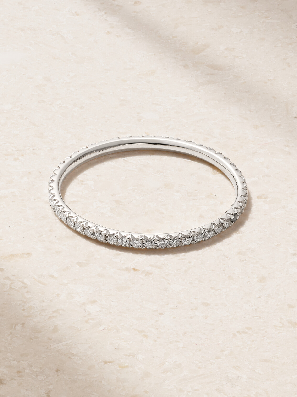 Anita Ko - 18-karat White Gold Diamond Eternity Ring - Silver