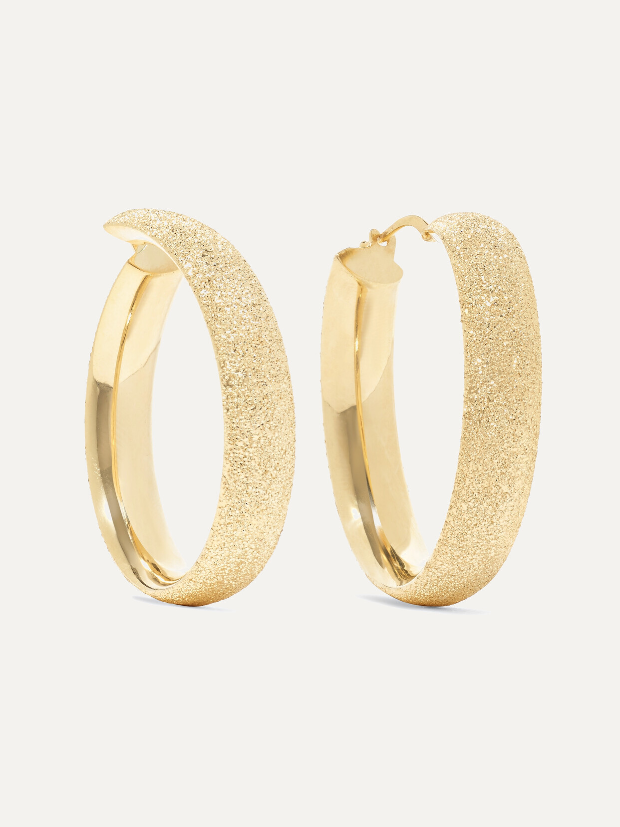 Carolina Bucci Florentine 18-karat Gold Hoop Earrings