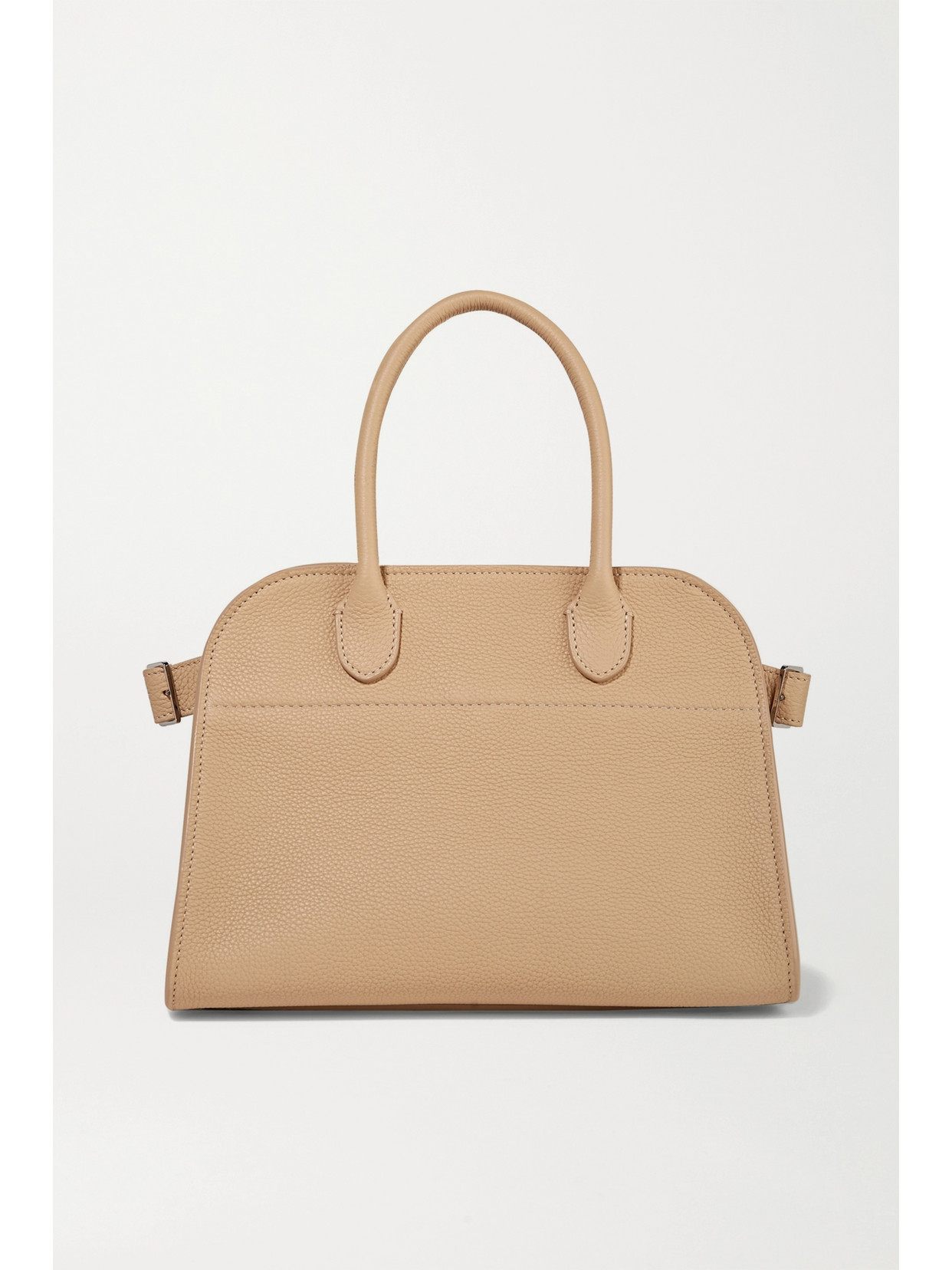 THE ROW MARGAUX 10 BUCKLED TEXTURED-LEATHER TOTE