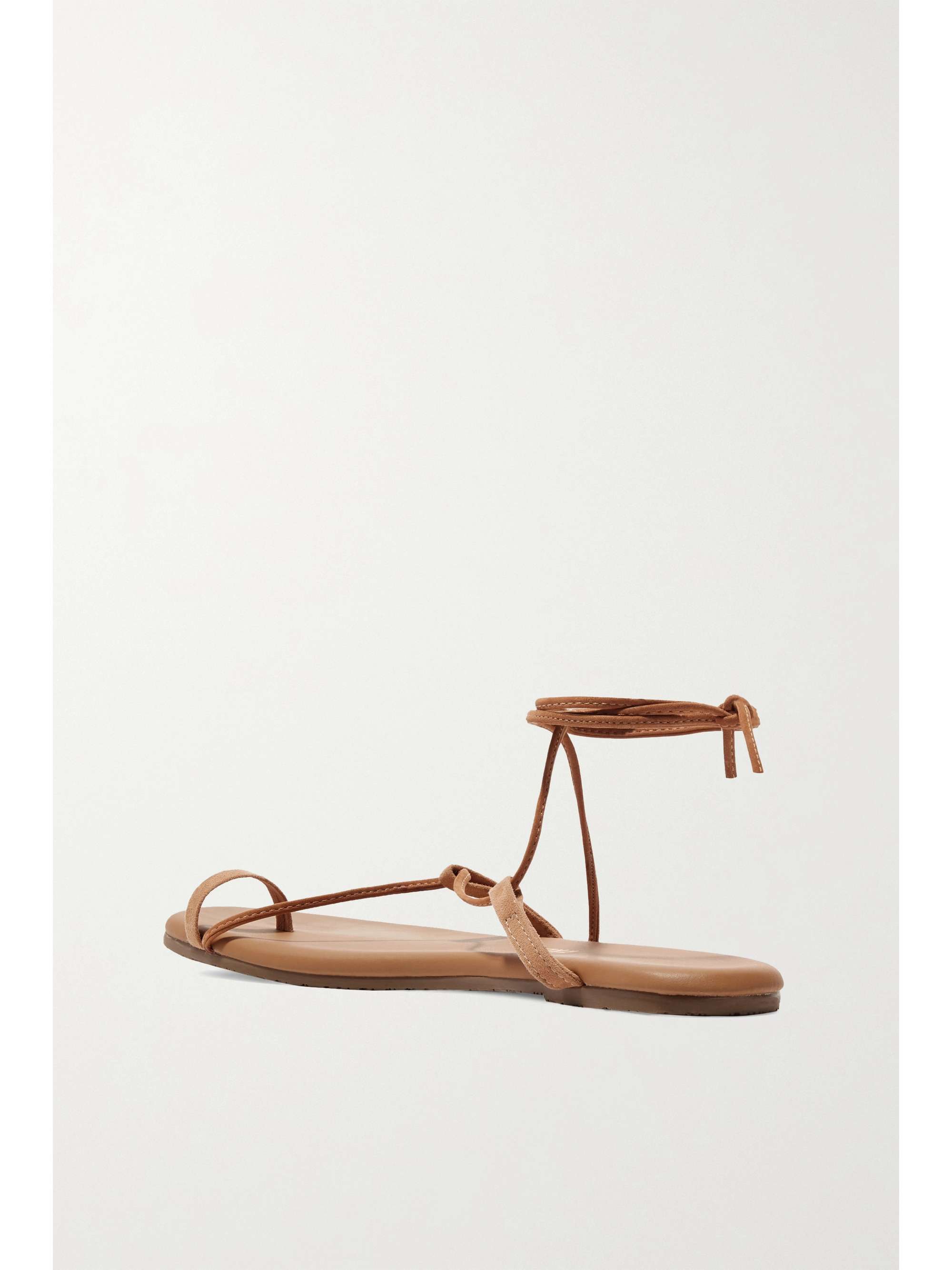 TKEES Jo suede and leather sandals