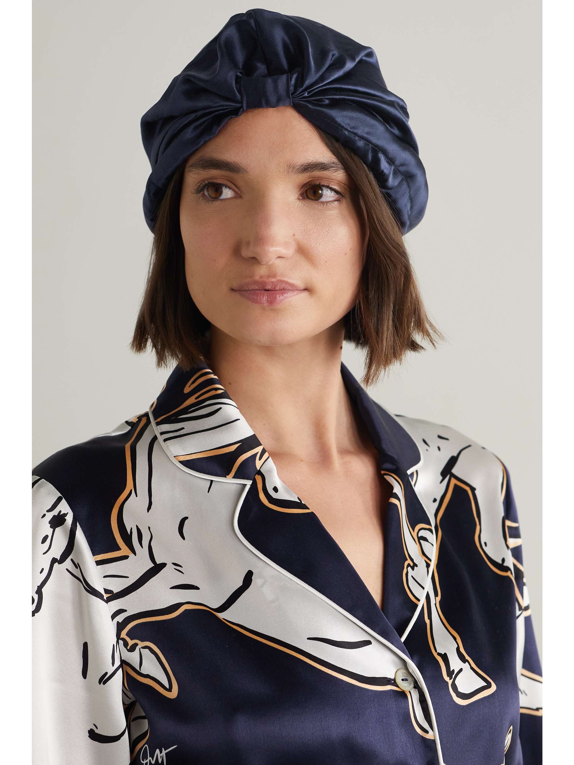 SILKE LONDON The Esme silk hair wrap