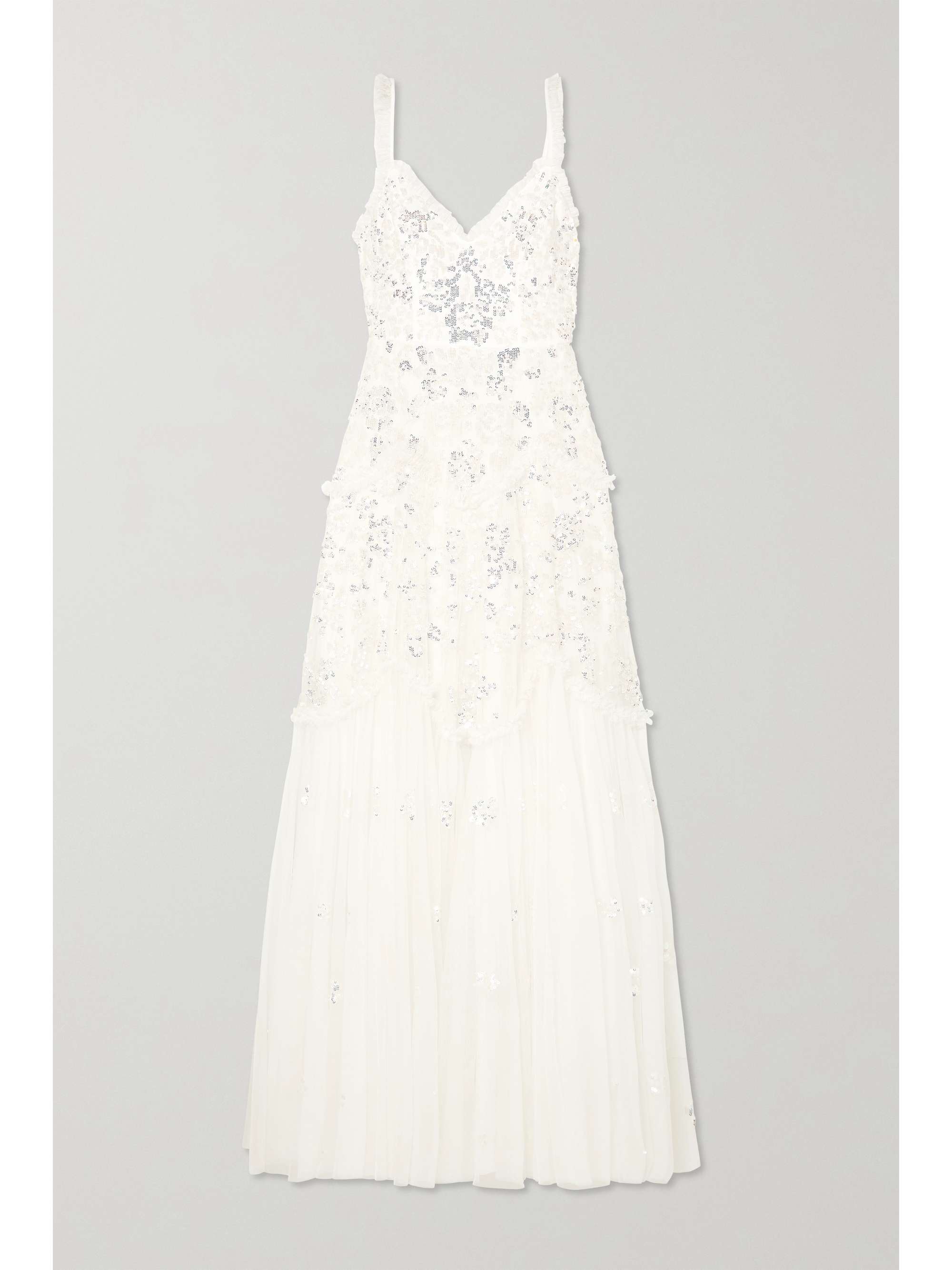 needle and thread tiered tulle dress