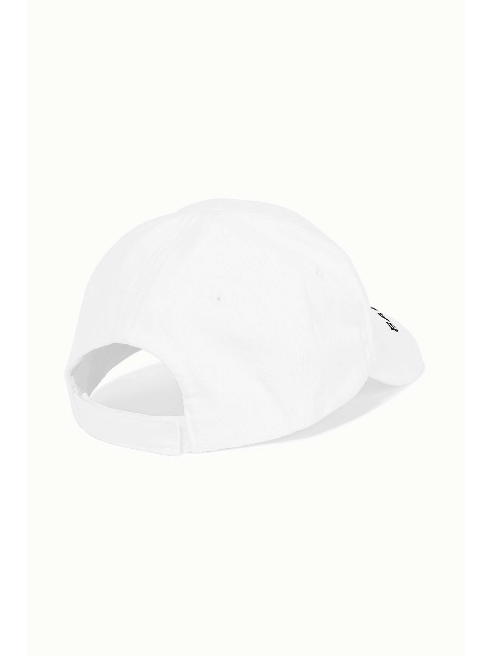 BALENCIAGA Embroidered cotton-twill baseball cap