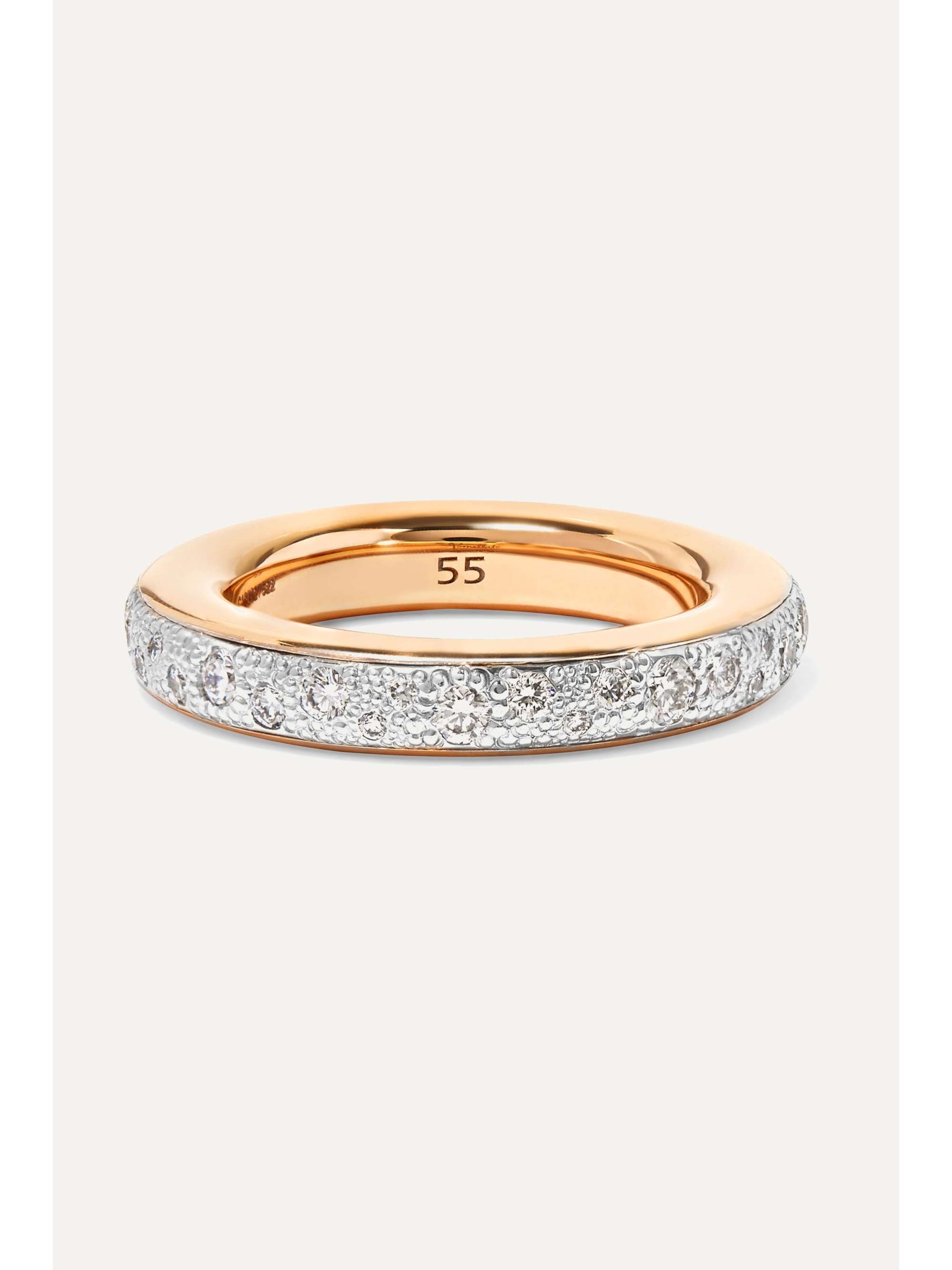 POMELLATO 18-karat rose gold diamond ring
