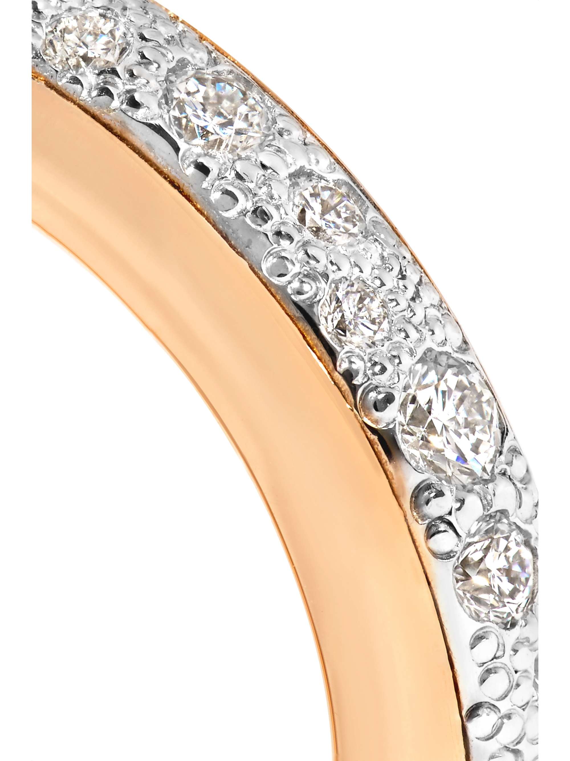 POMELLATO 18-karat rose gold diamond ring
