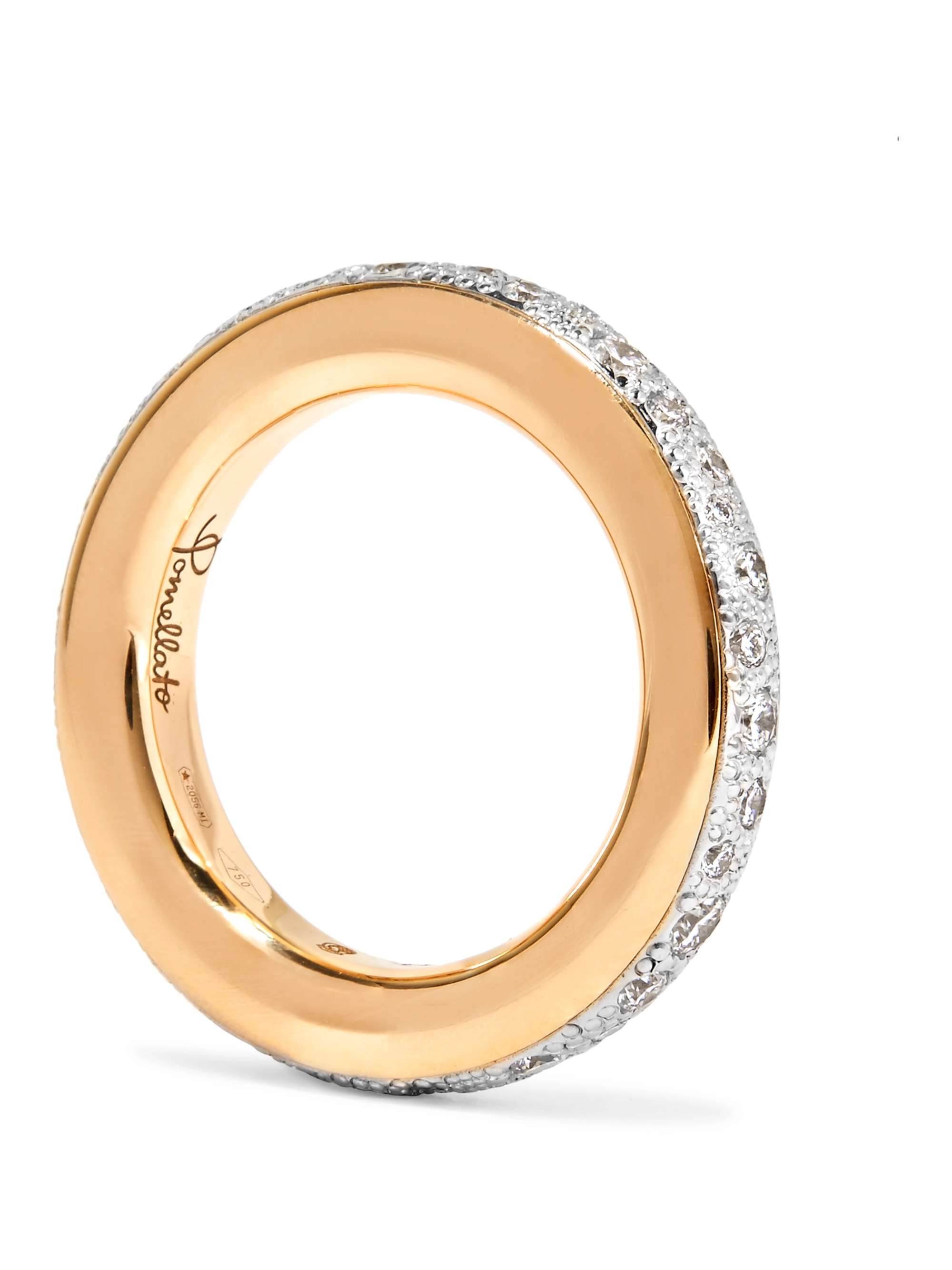 POMELLATO 18-karat rose gold diamond ring