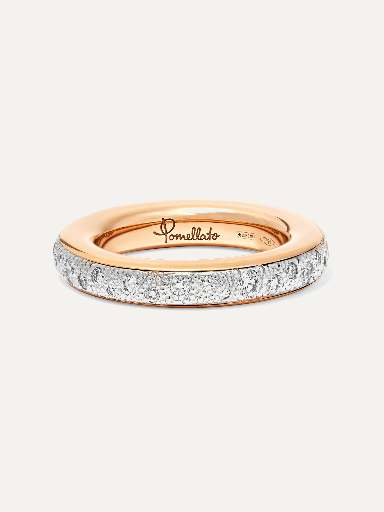 POMELLATO 18-KARAT ROSE GOLD DIAMOND RING