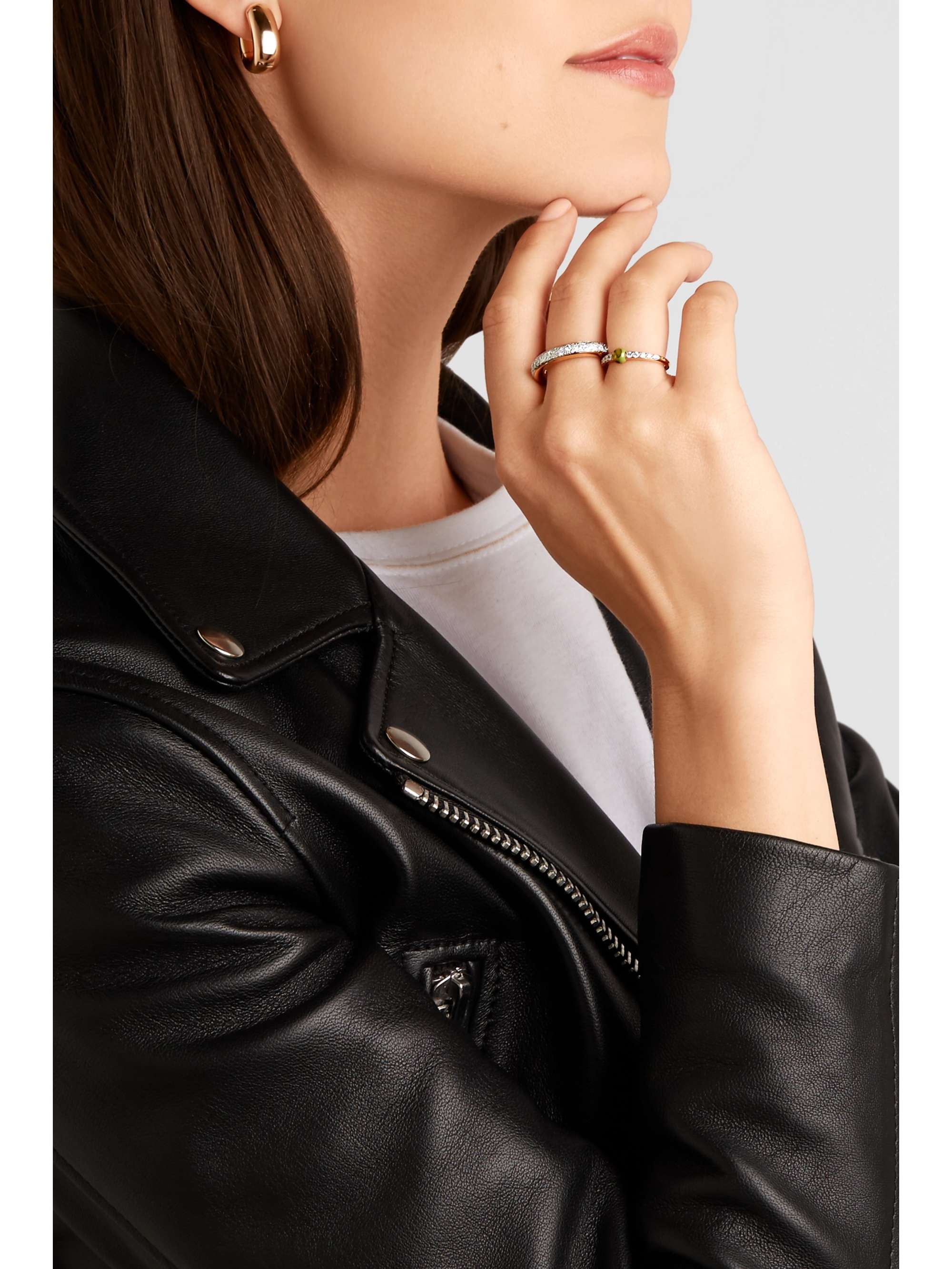 POMELLATO 18-karat rose gold diamond ring