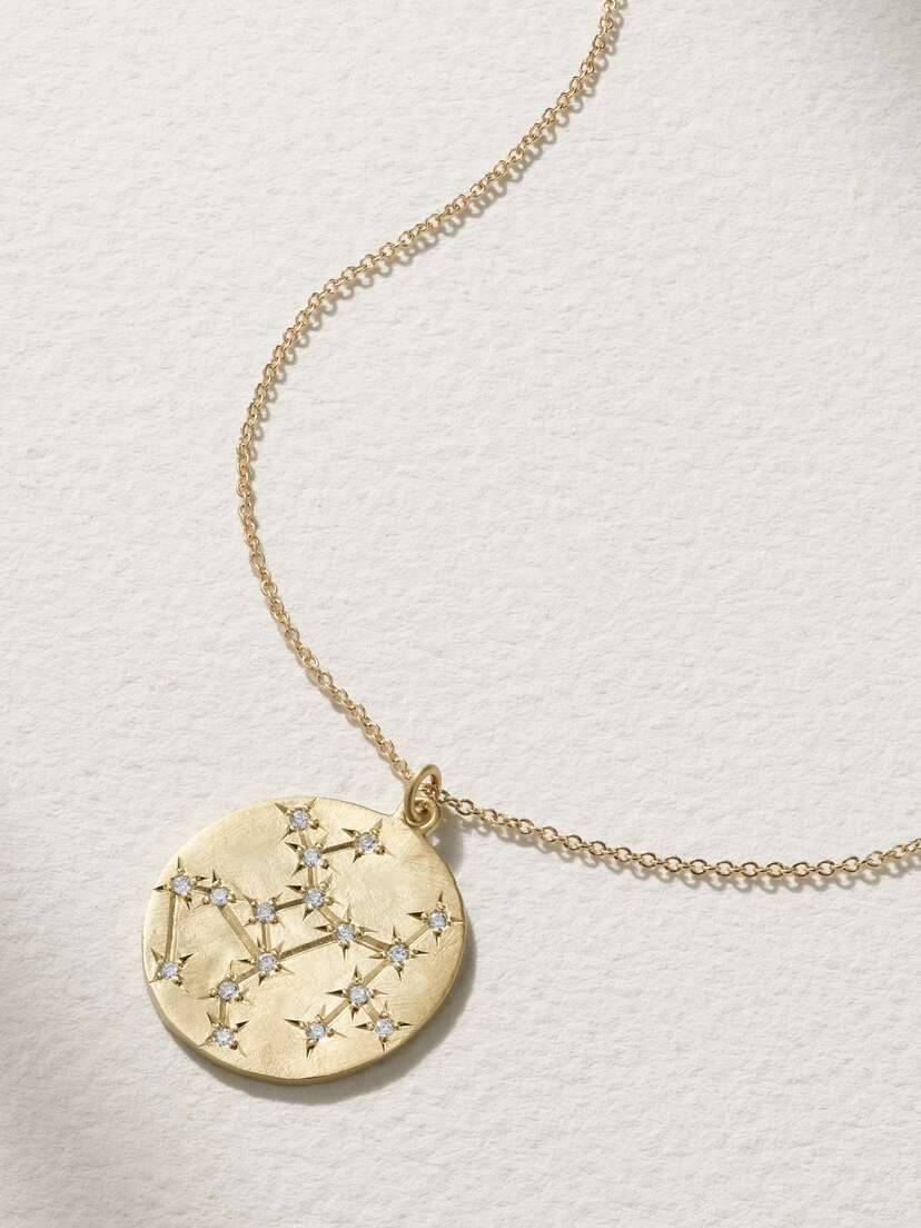 Brooke Gregson Zodiac Sagittarius 14-karat  Diamond Necklace - One size