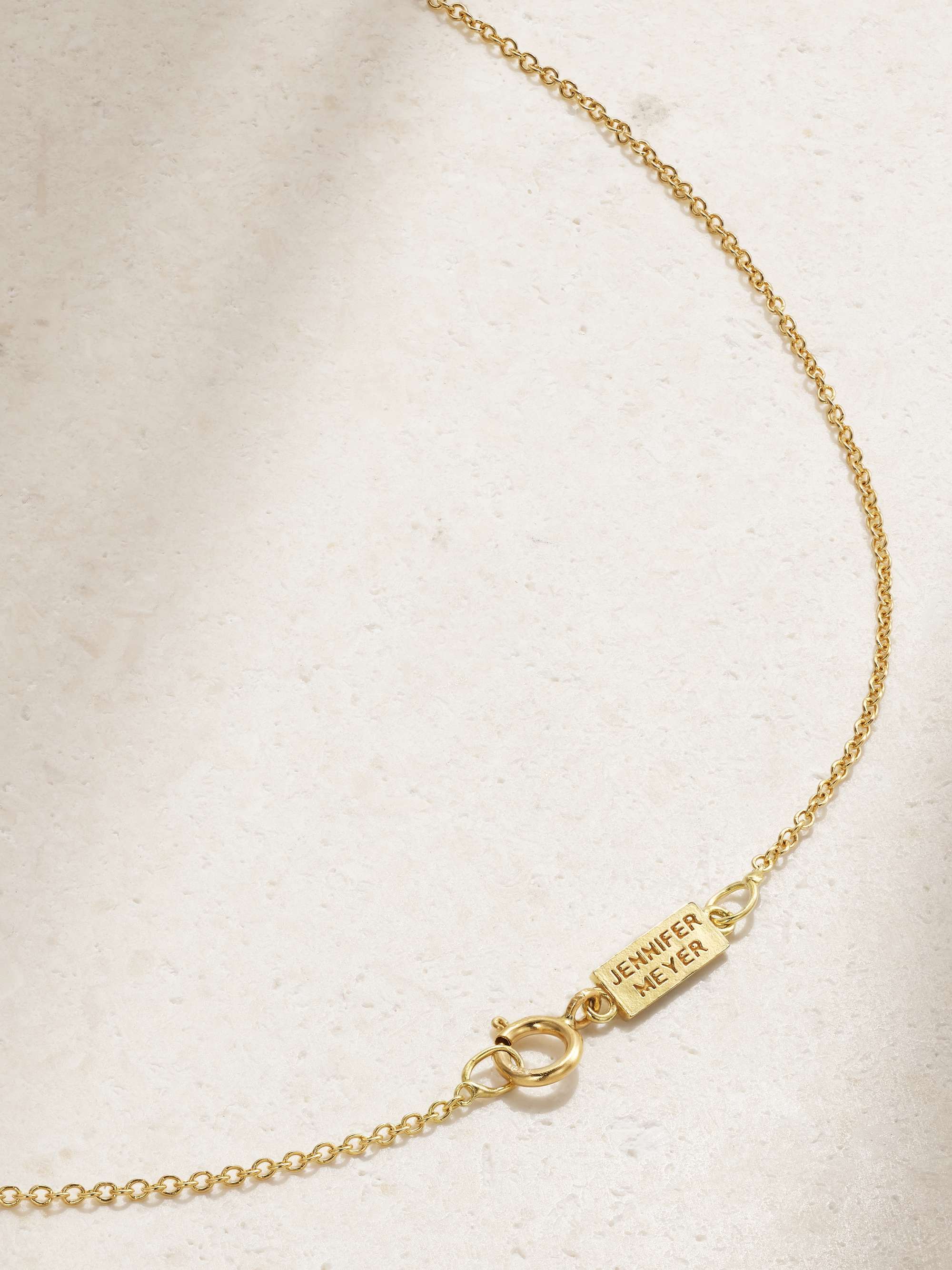JENNIFER MEYER 18-karat gold diamond necklace