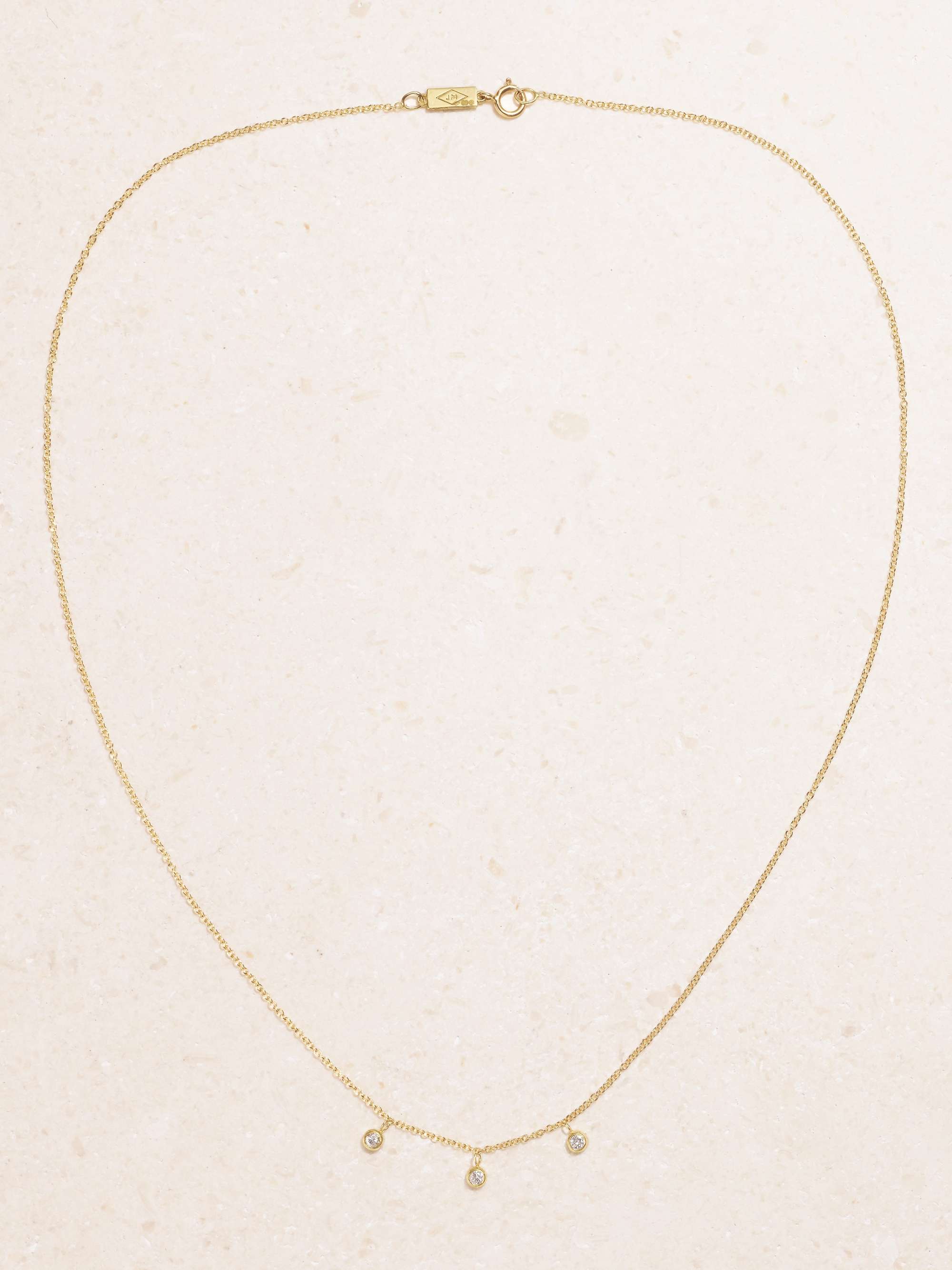 JENNIFER MEYER 18-karat gold diamond necklace