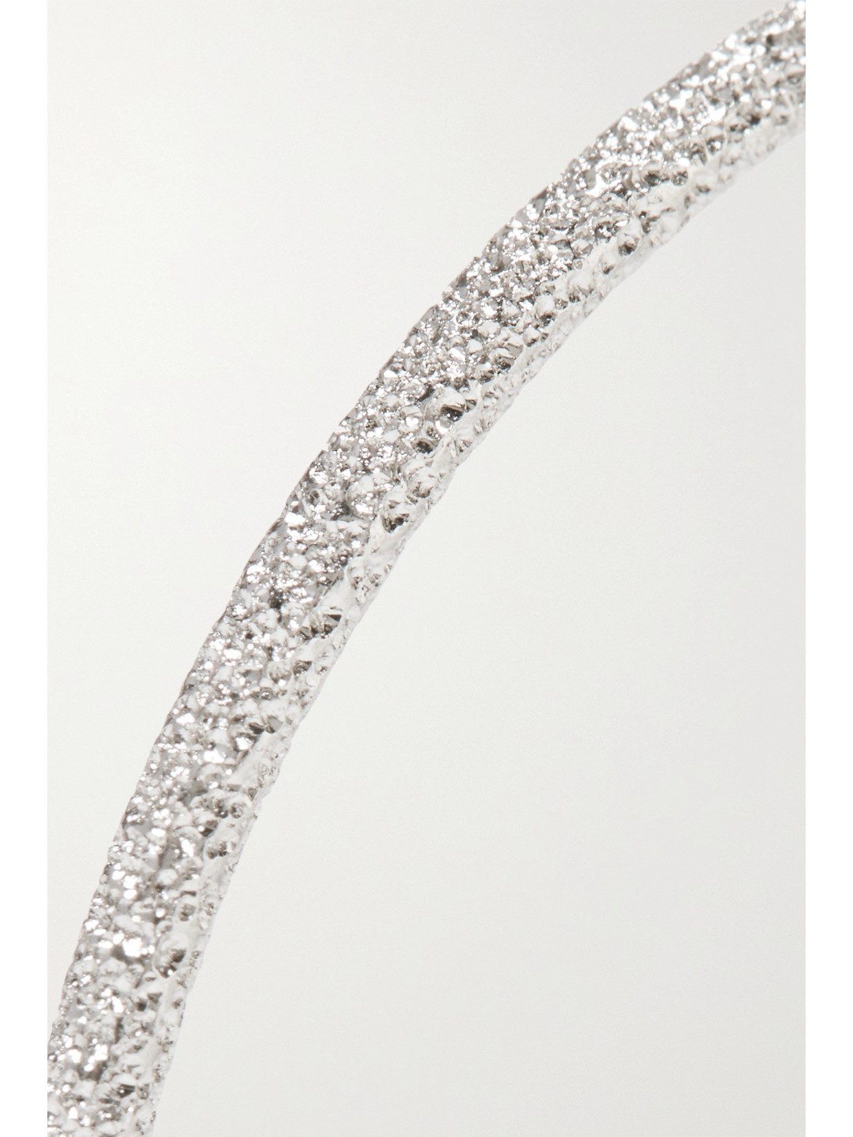 Carolina Bucci Florentine 18-karat White Gold Hoop Earrings In White Gold