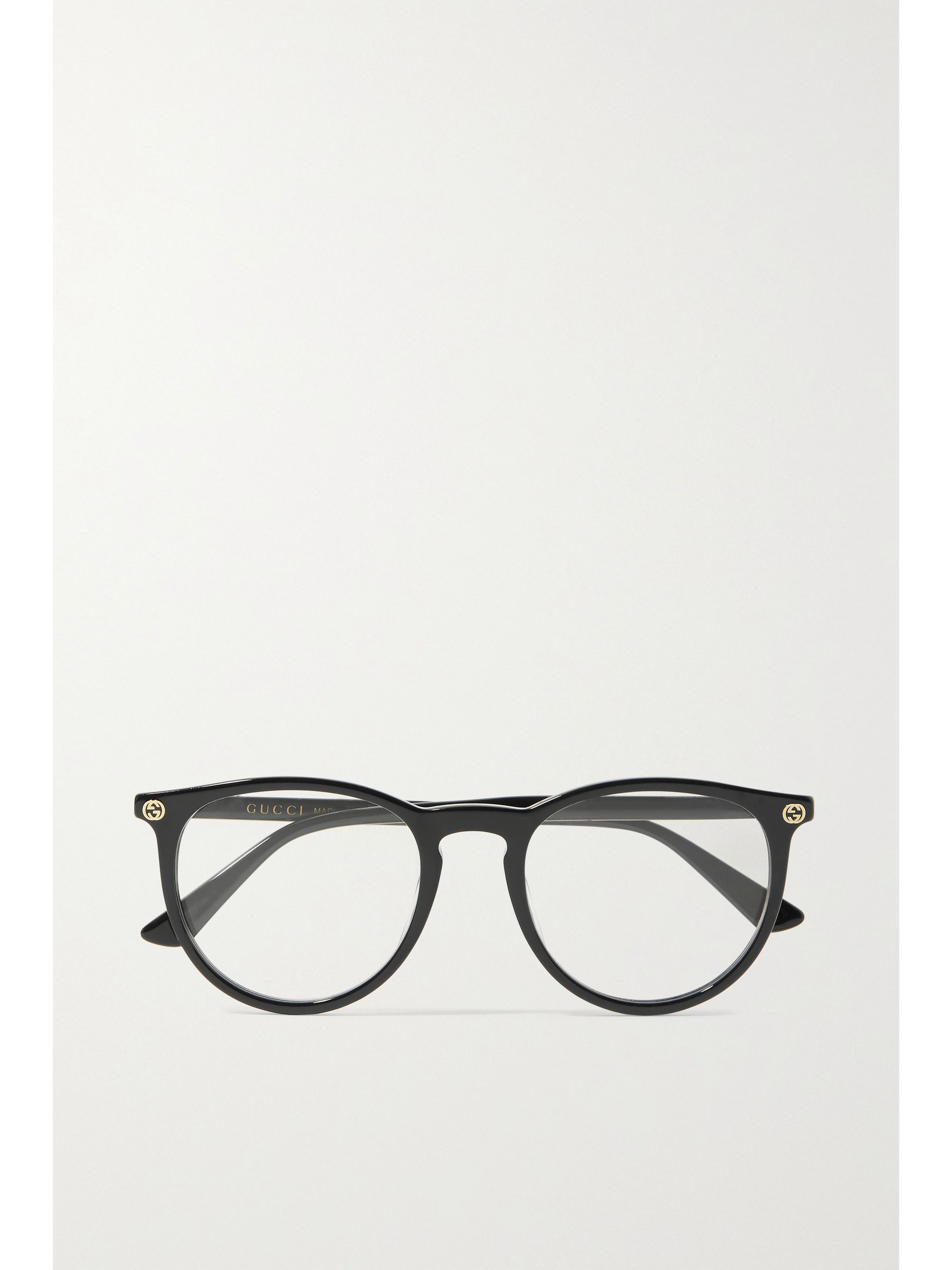 gucci black frame glasses