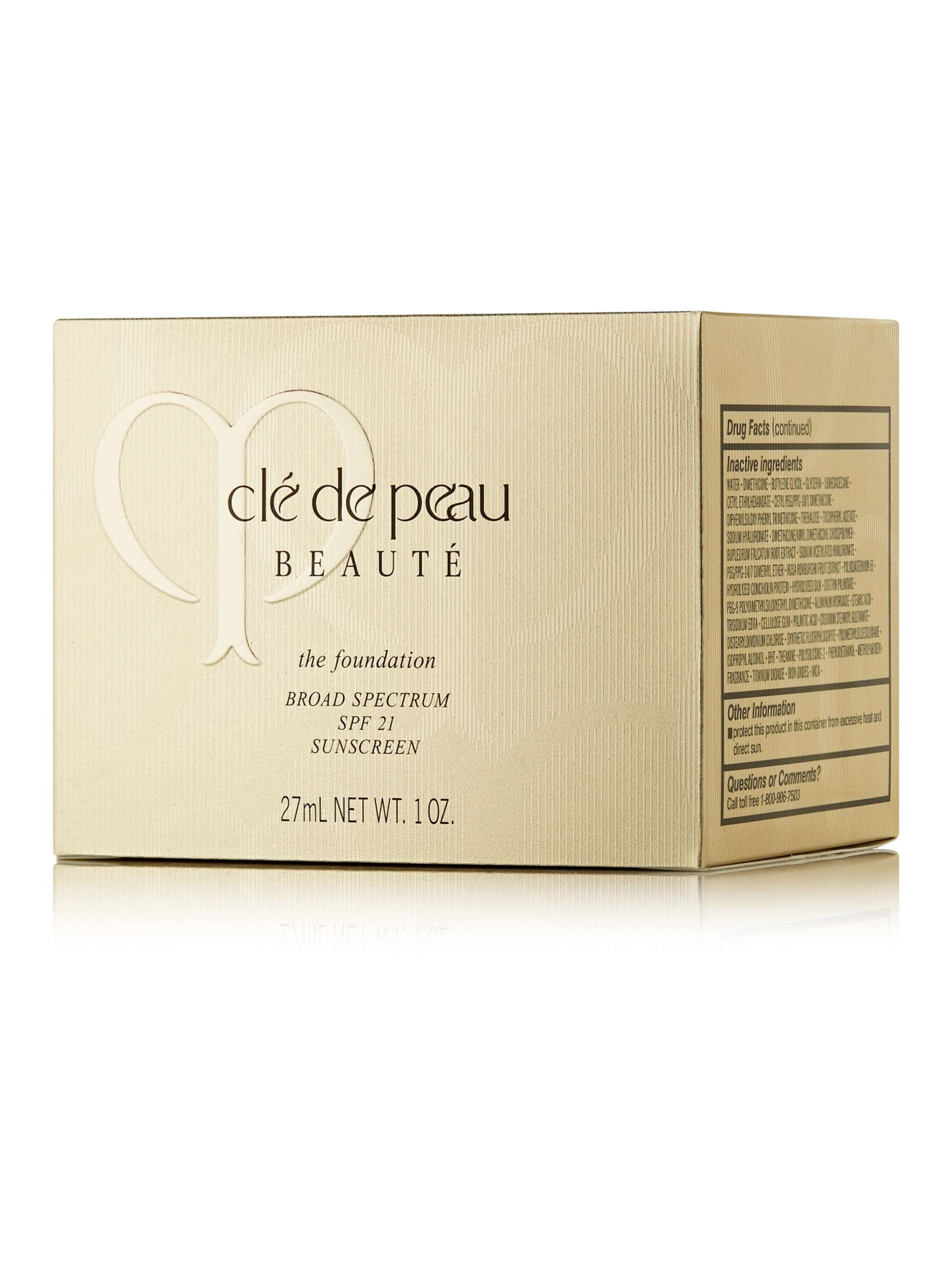 CLÉ DE PEAU BEAUTÉ The Foundation SPF21 - O60 Very Deep Ochre, 27ml