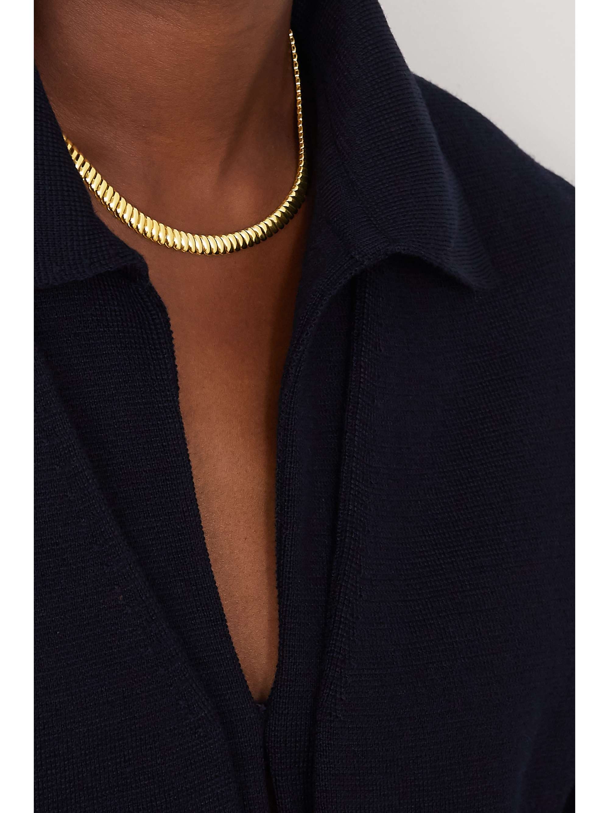 ANITA KO Zoe 18-karat gold diamond choker