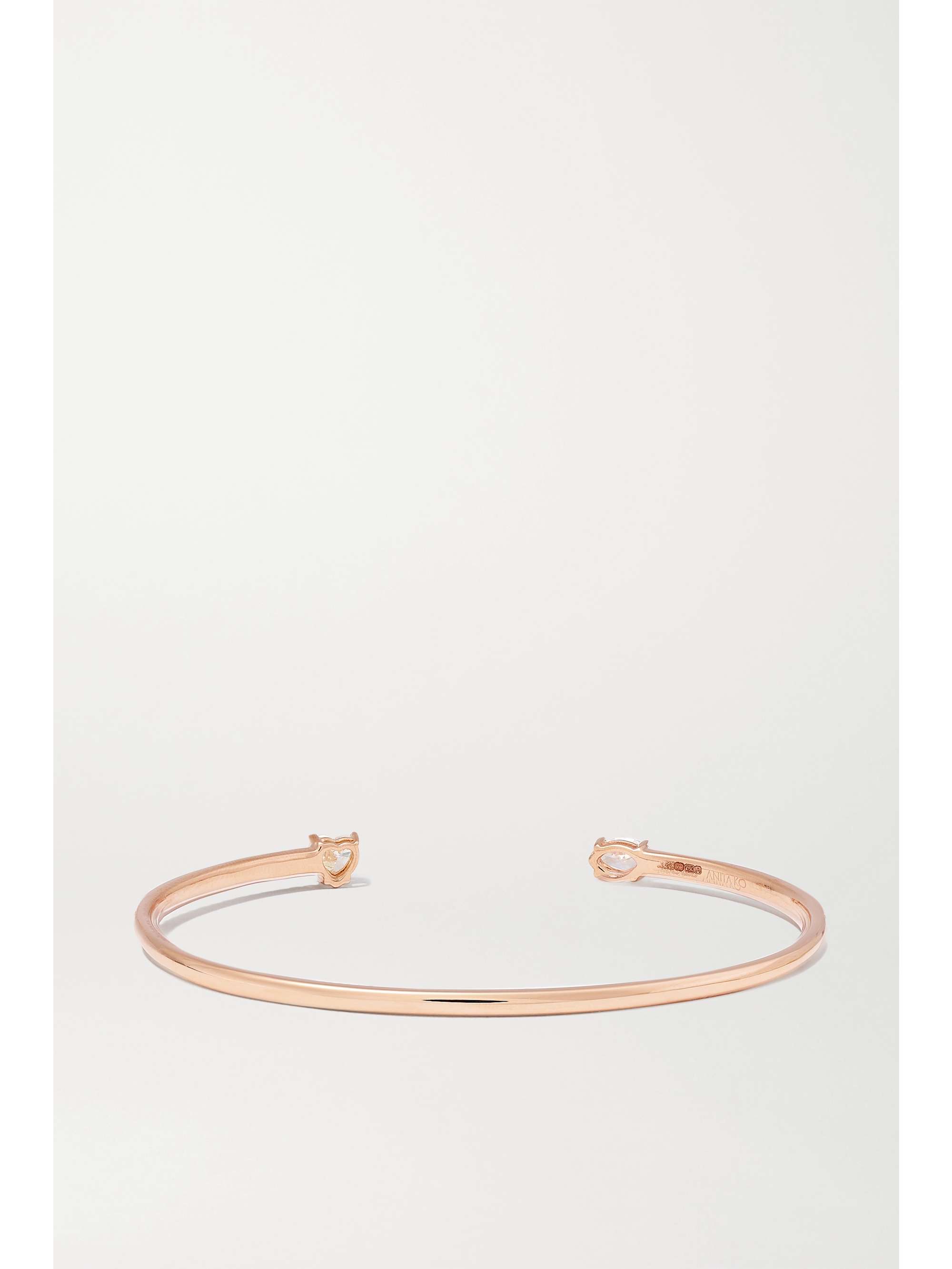 ANITA KO 18-karat rose gold diamond cuff