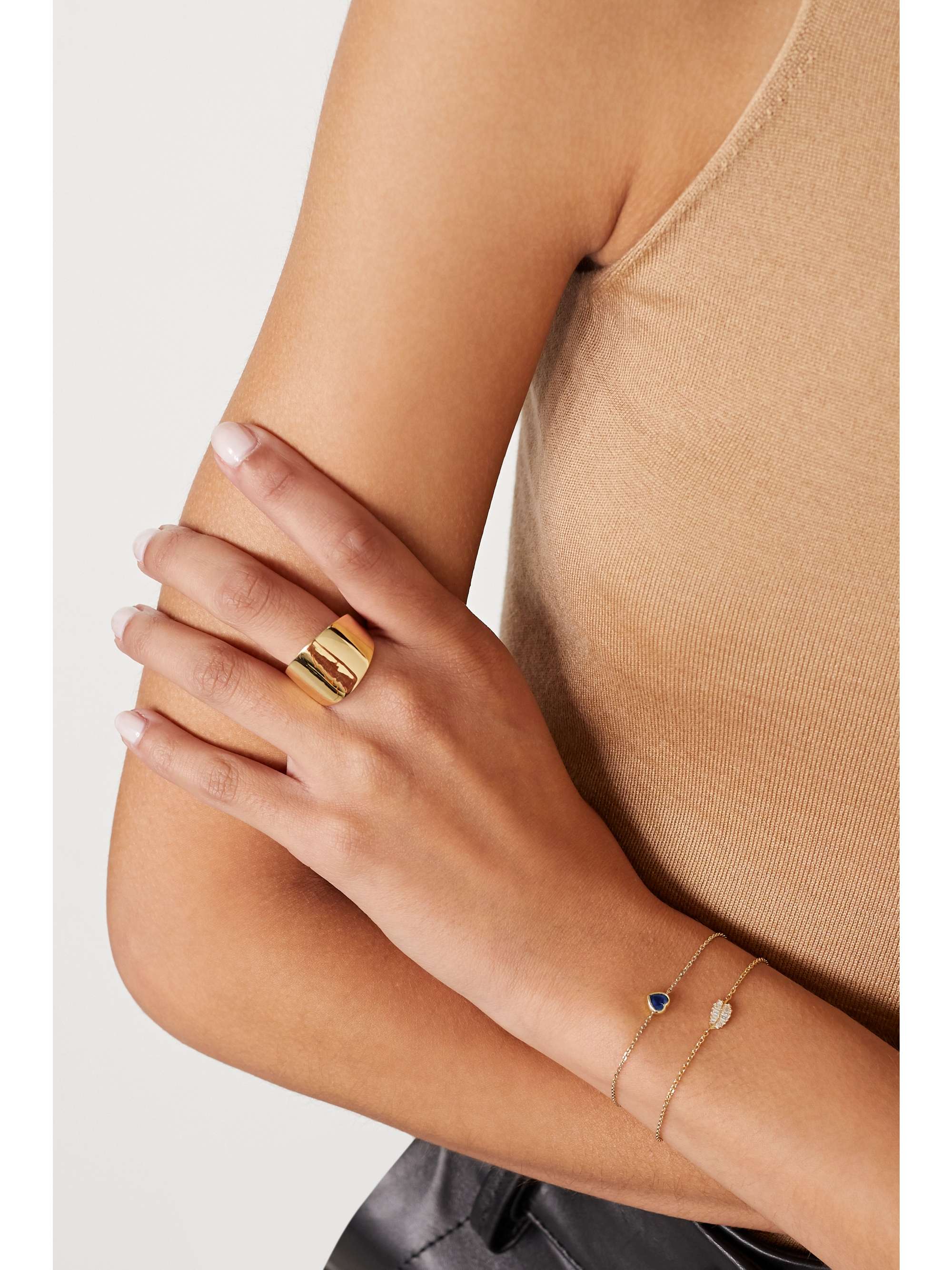 ANITA KO 18-karat gold sapphire bracelet