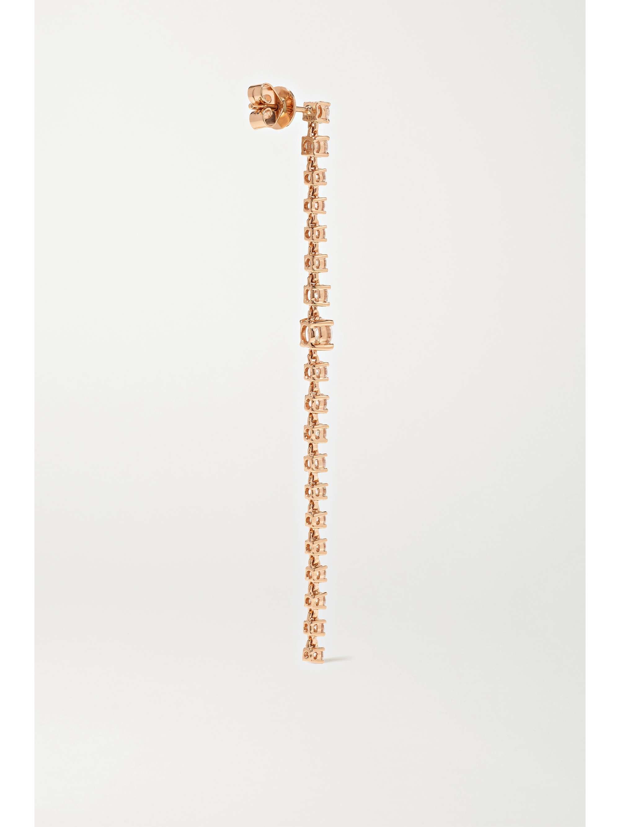 ANITA KO Ohrringe aus 18 Karat Roségold mit Diamanten