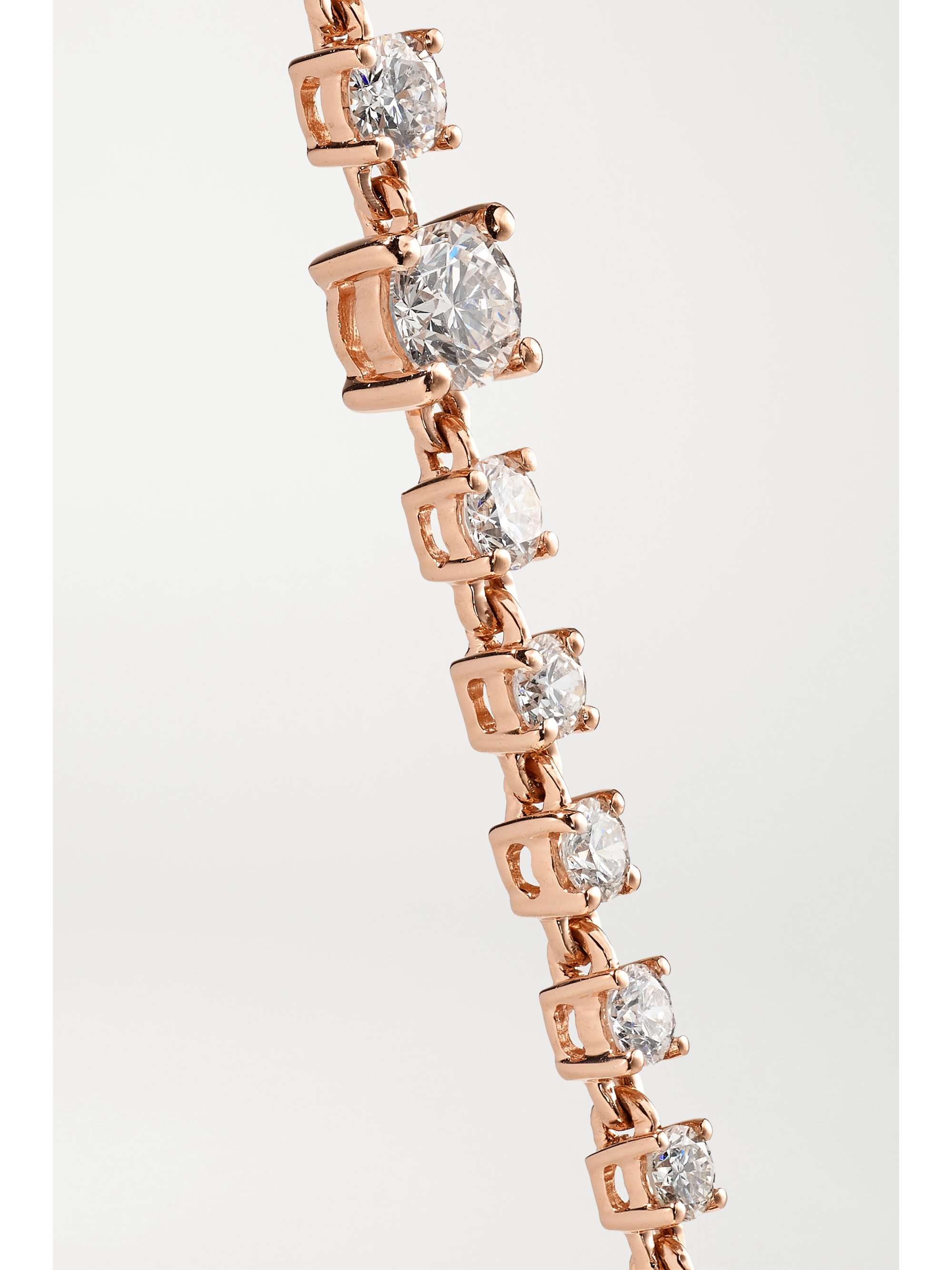 ANITA KO Ohrringe aus 18 Karat Roségold mit Diamanten