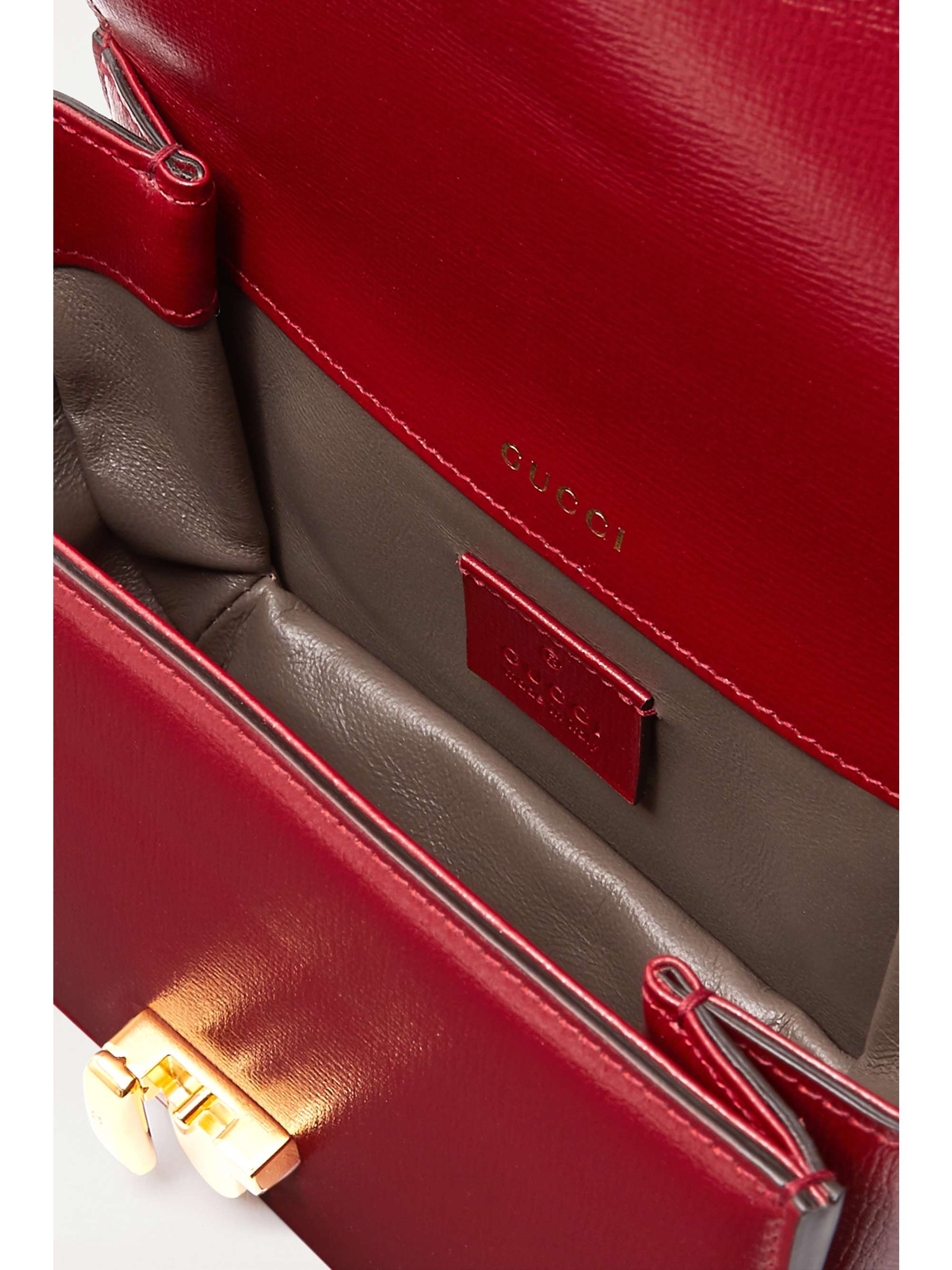 Gucci Shoulder Bag Sylvie Leather Mini In Red Tote Listed By Julie's Closet  - Tradesy