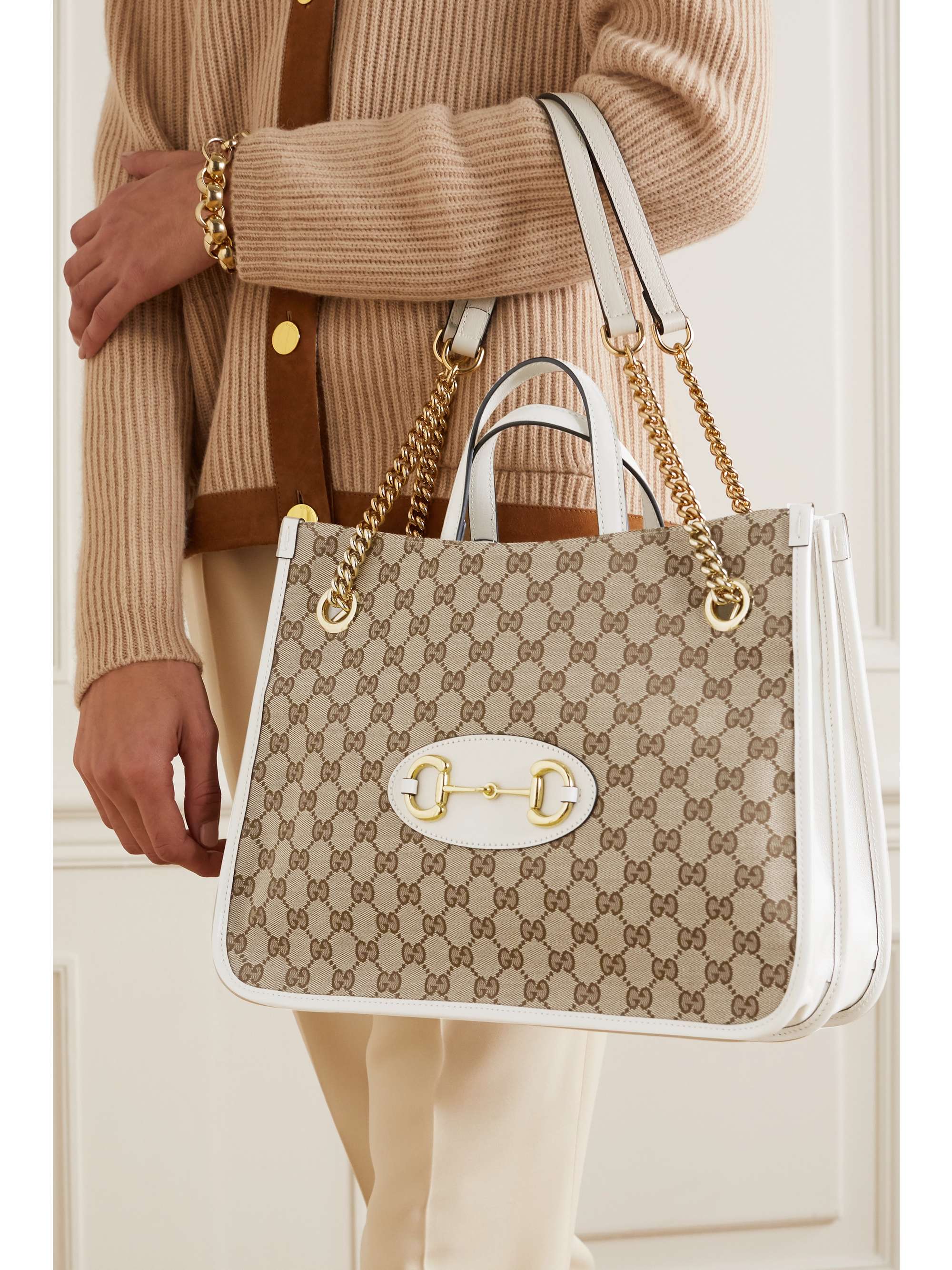 gucci horsebit tote bag