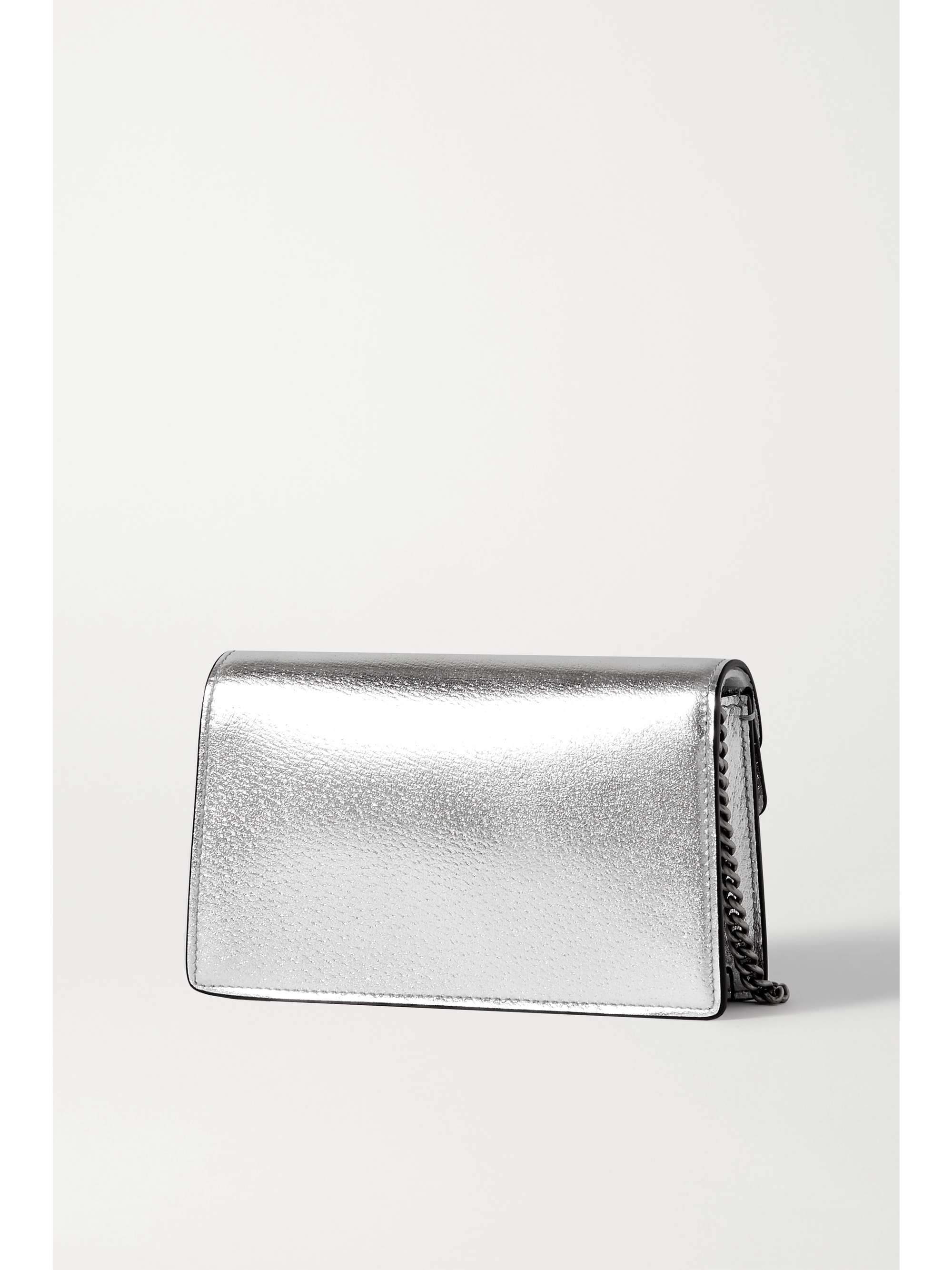 GUCCI + NET SUSTAIN Dionysus super mini textured-leather shoulder bag