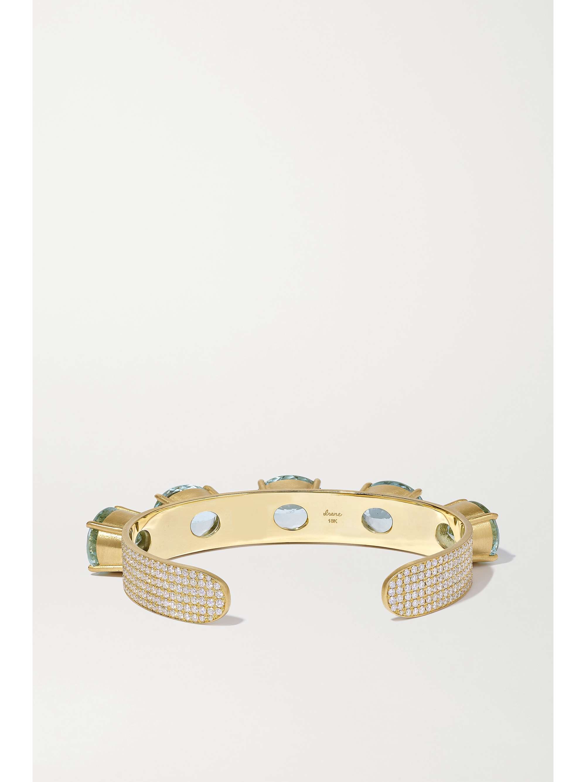 IRENE NEUWIRTH Bracelet en or 18 carats, aigues-marines et diamants Gemmy Gem