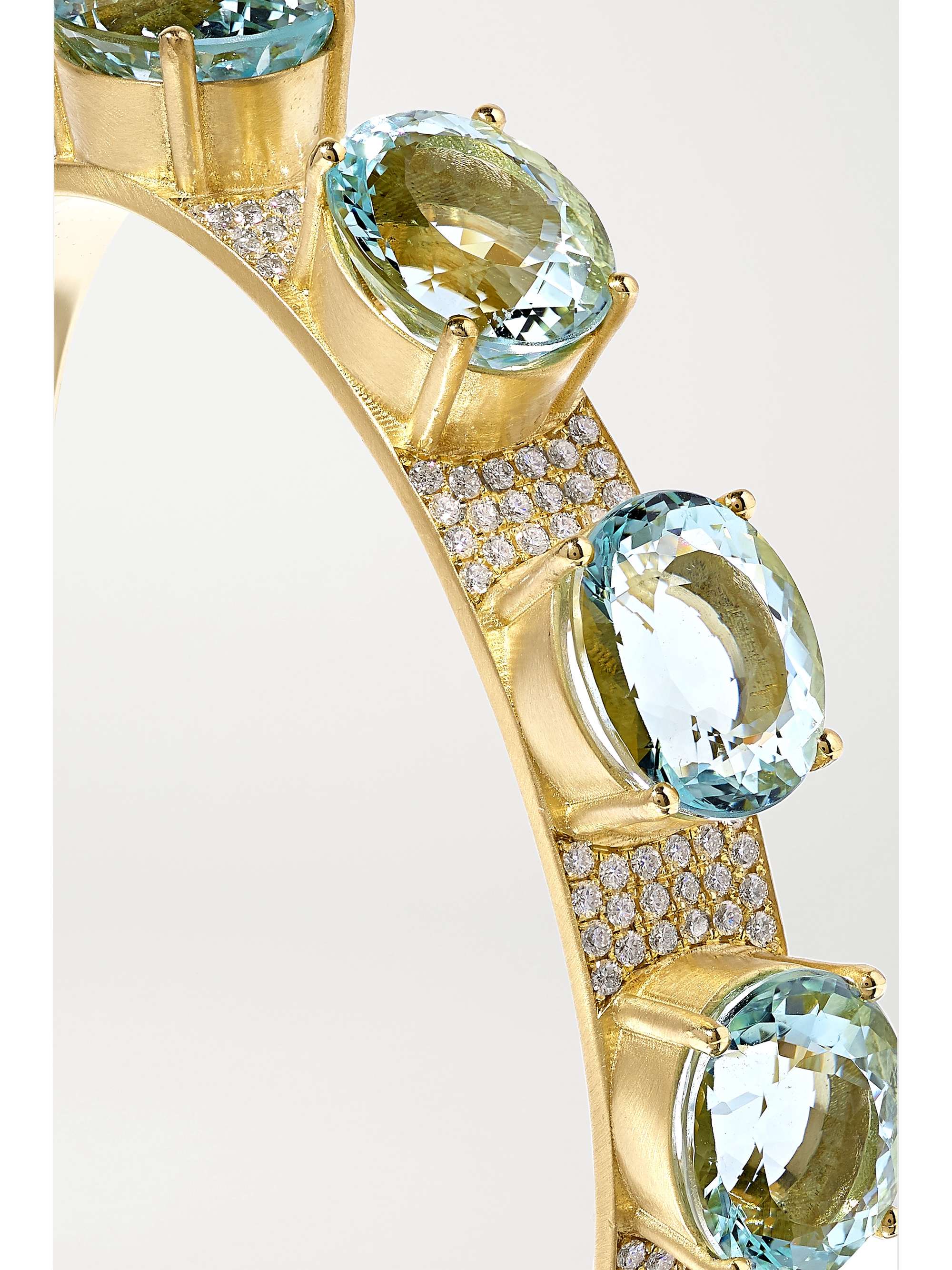 IRENE NEUWIRTH Bracelet en or 18 carats, aigues-marines et diamants Gemmy Gem
