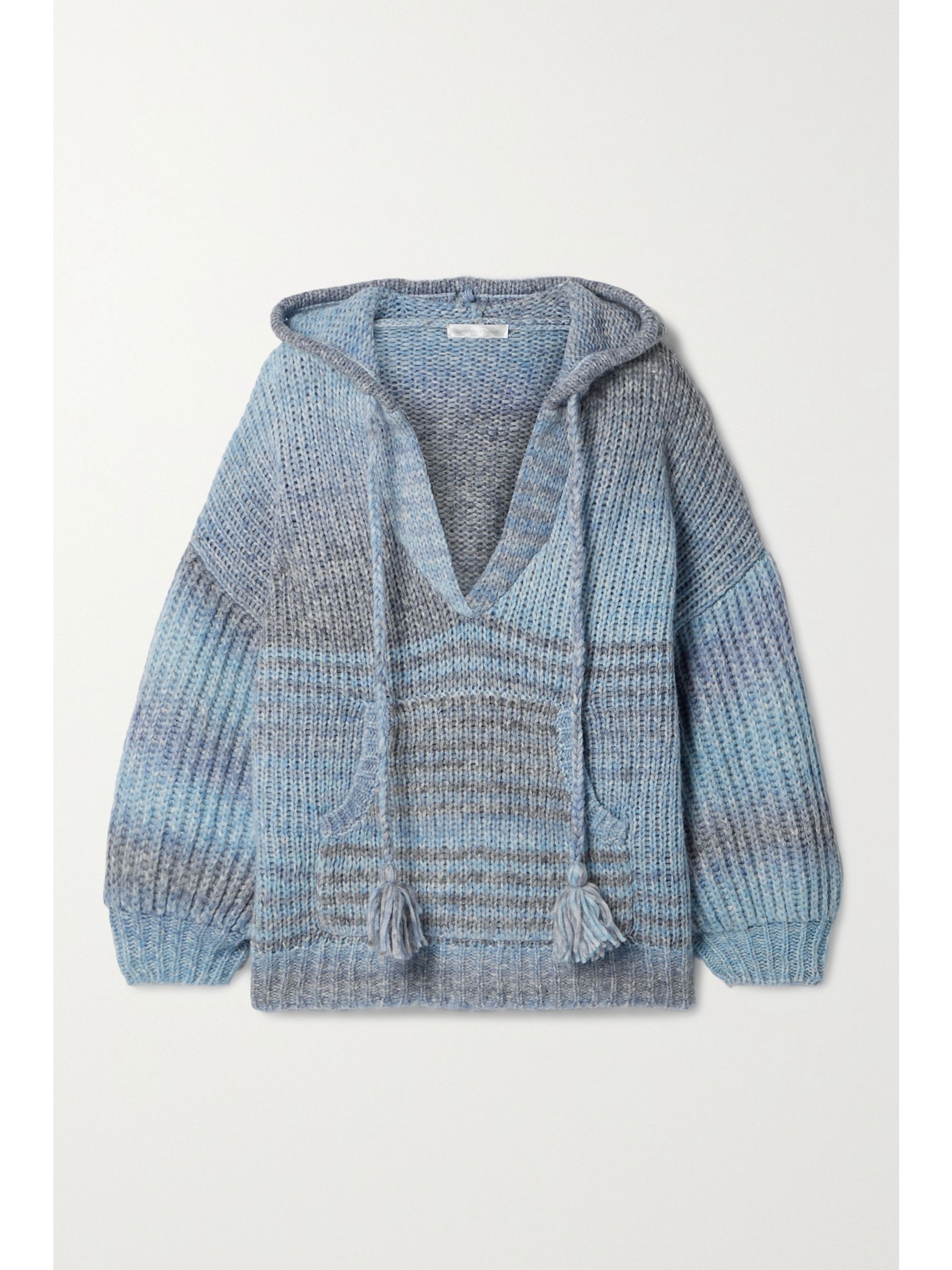 knitted hoodie