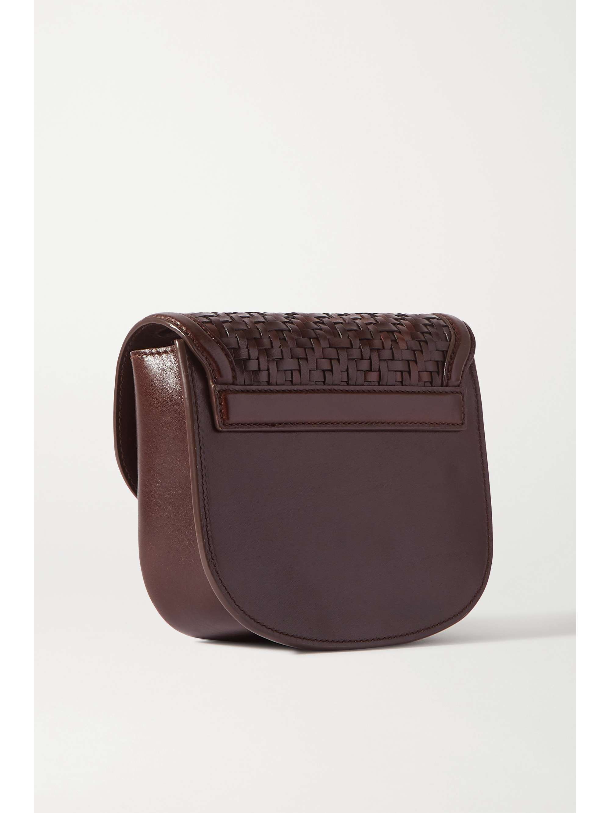 SAINT LAURENT Kaia small woven leather shoulder bag NETAPORTER