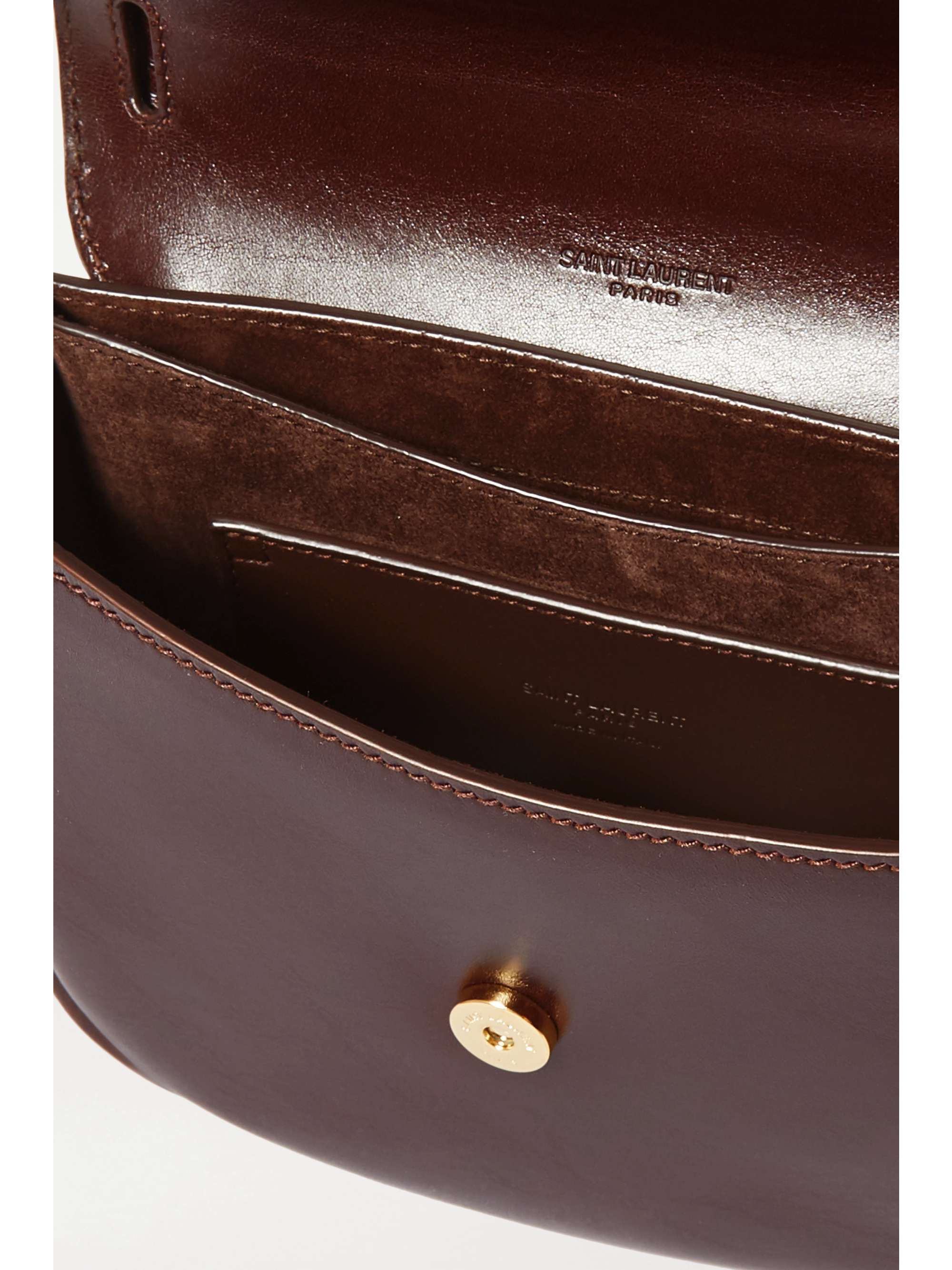 SAINT LAURENT Kaia small woven leather shoulder bag NETAPORTER