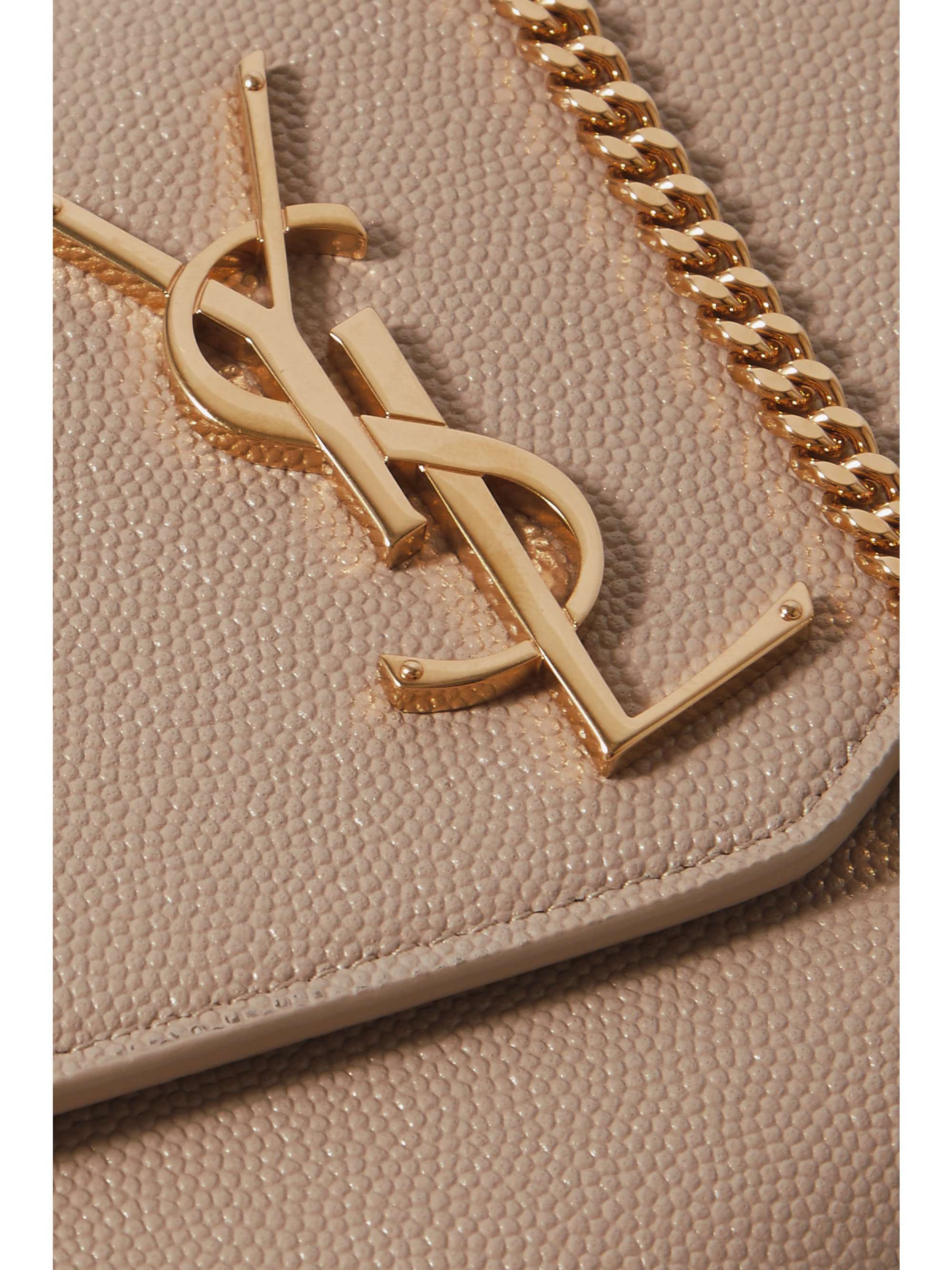 SAINT LAURENT Uptown texturedleather shoulder bag NETAPORTER