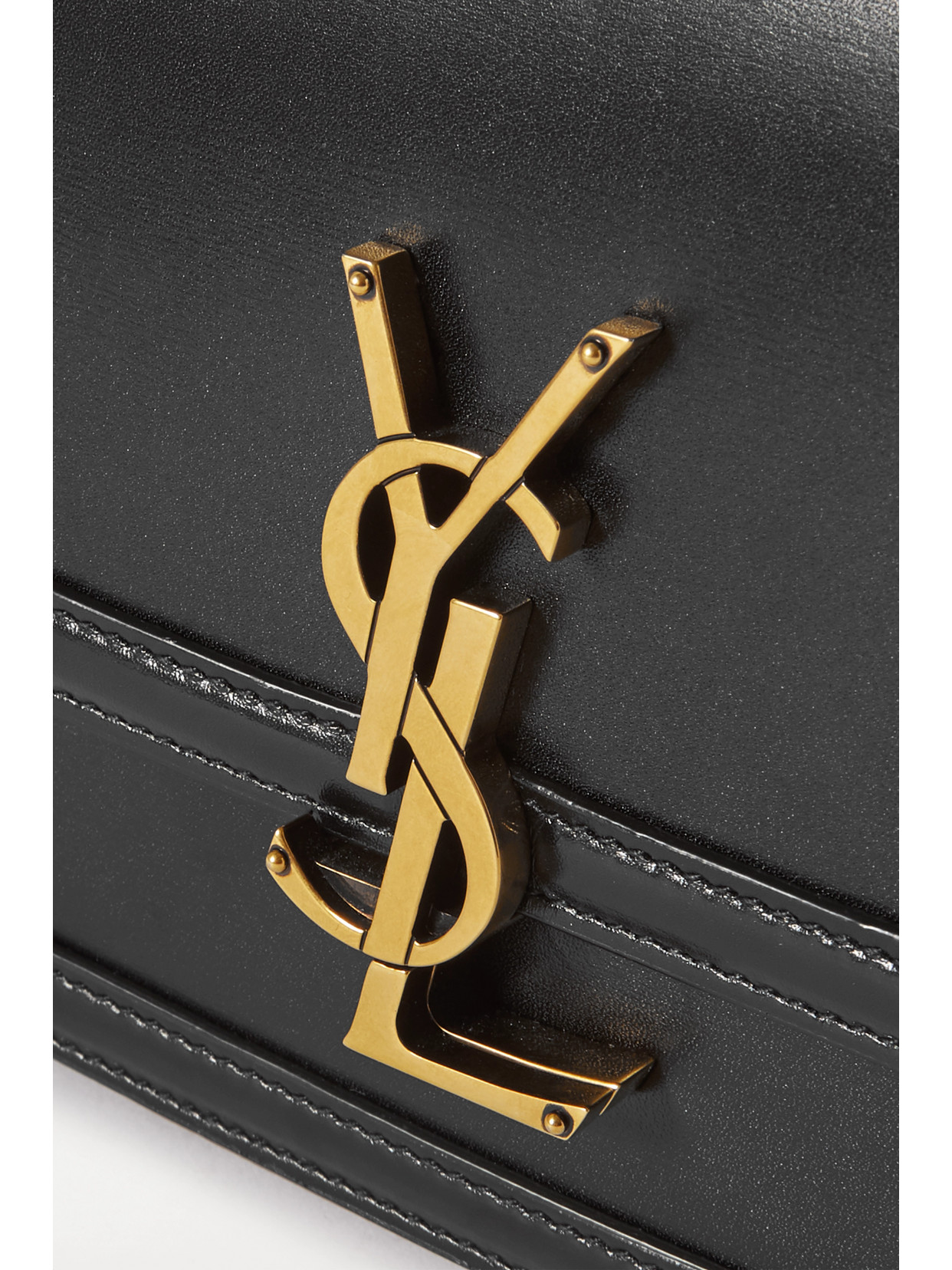 Saint Laurent Black Solferino Small Leather Cross Body Bag | ModeSens