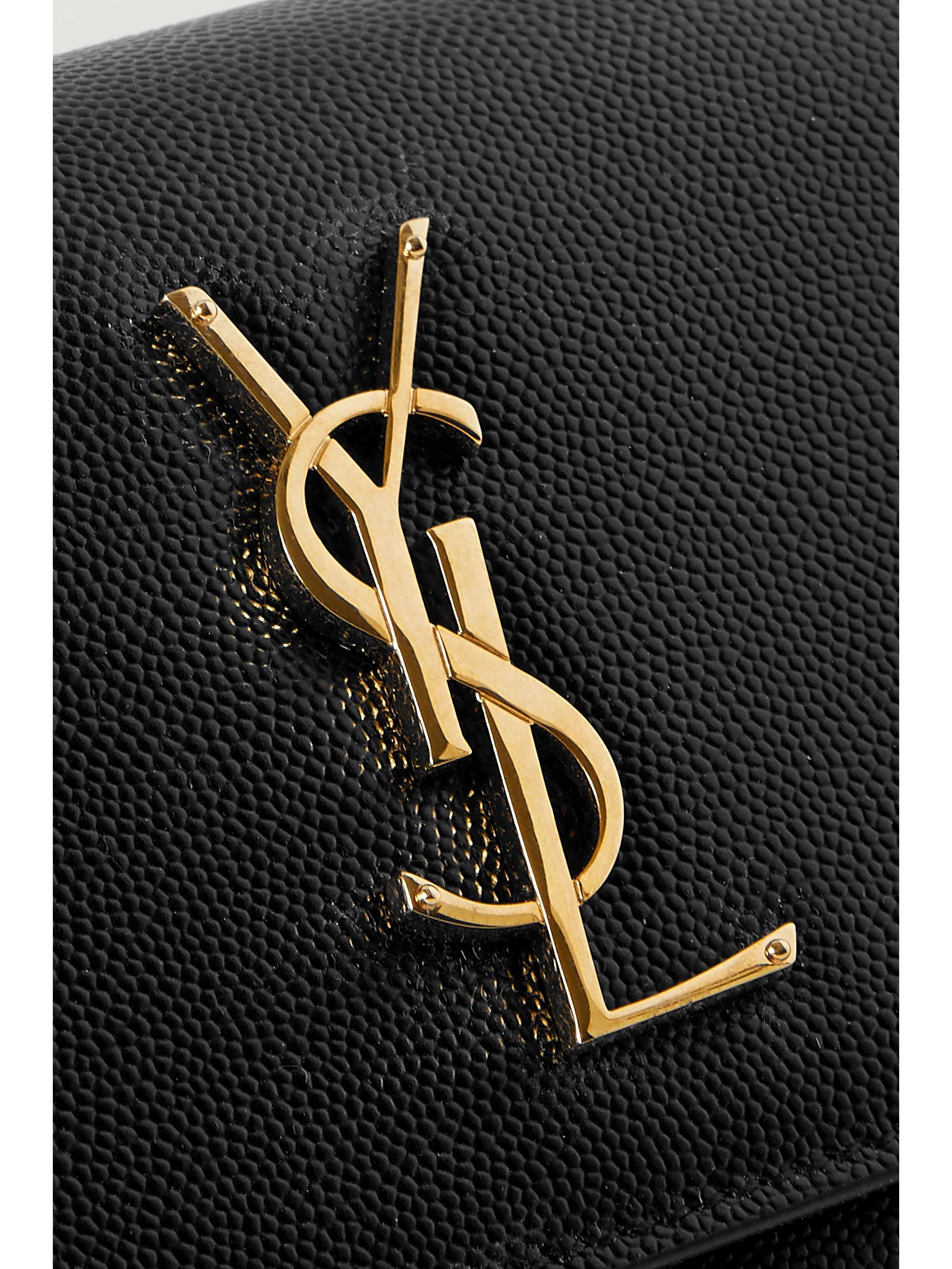 SAINT LAURENT Kate textured leather belt bag NET A PORTER