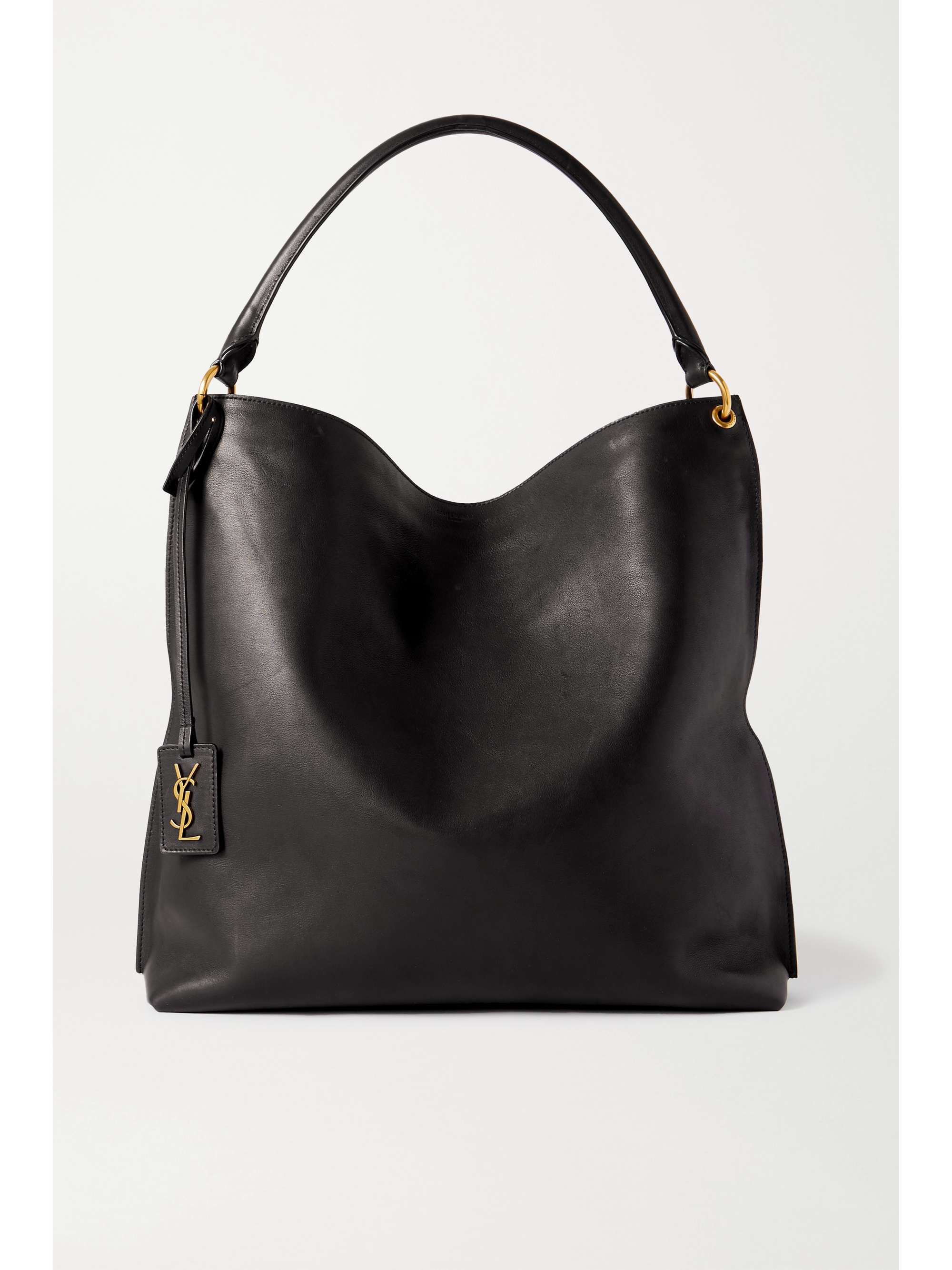 ysl leather shopper