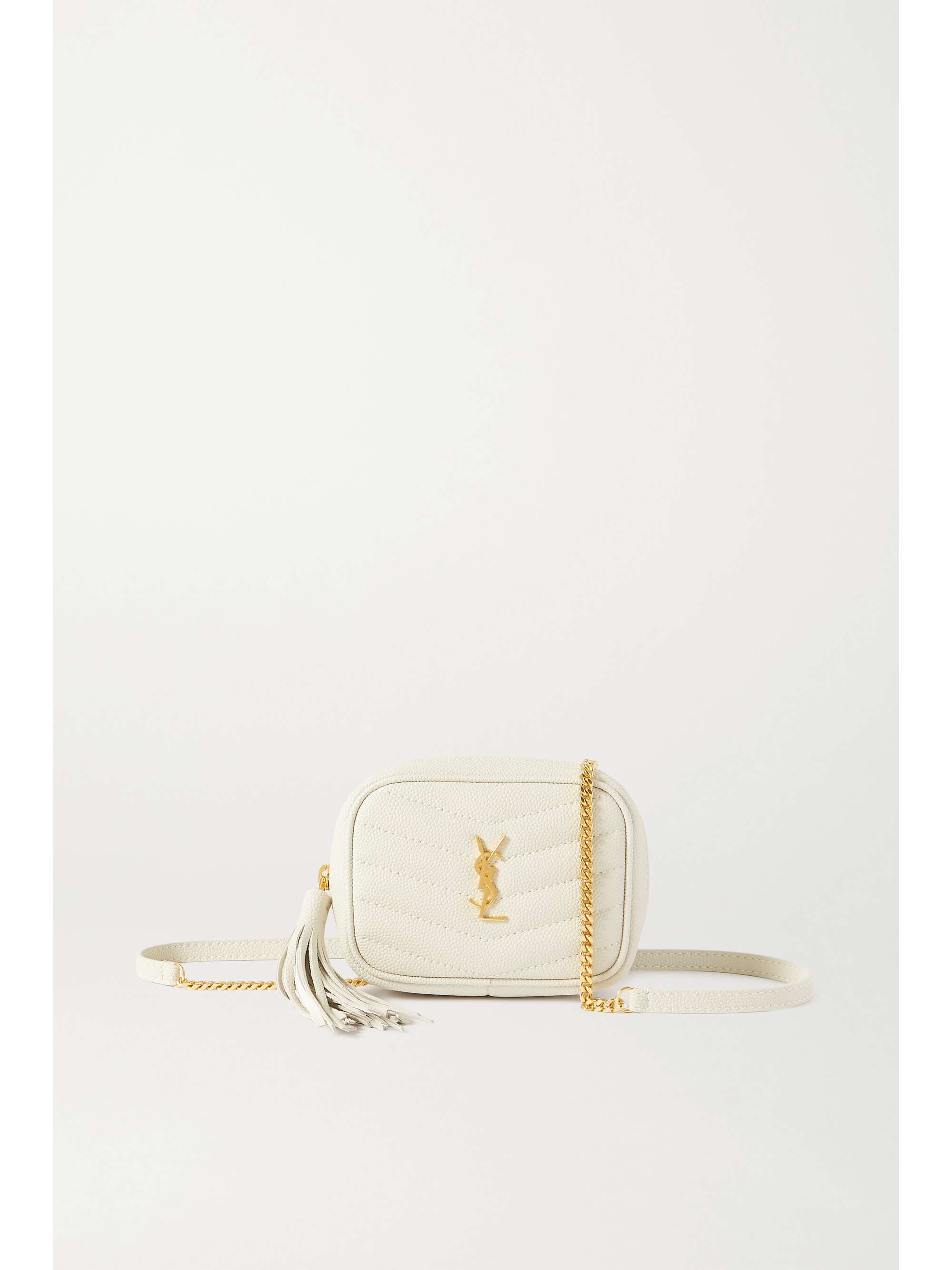 Off-white Lou Baby quilted shoulder bag | SAINT LAURENT | NET-A-PORTER