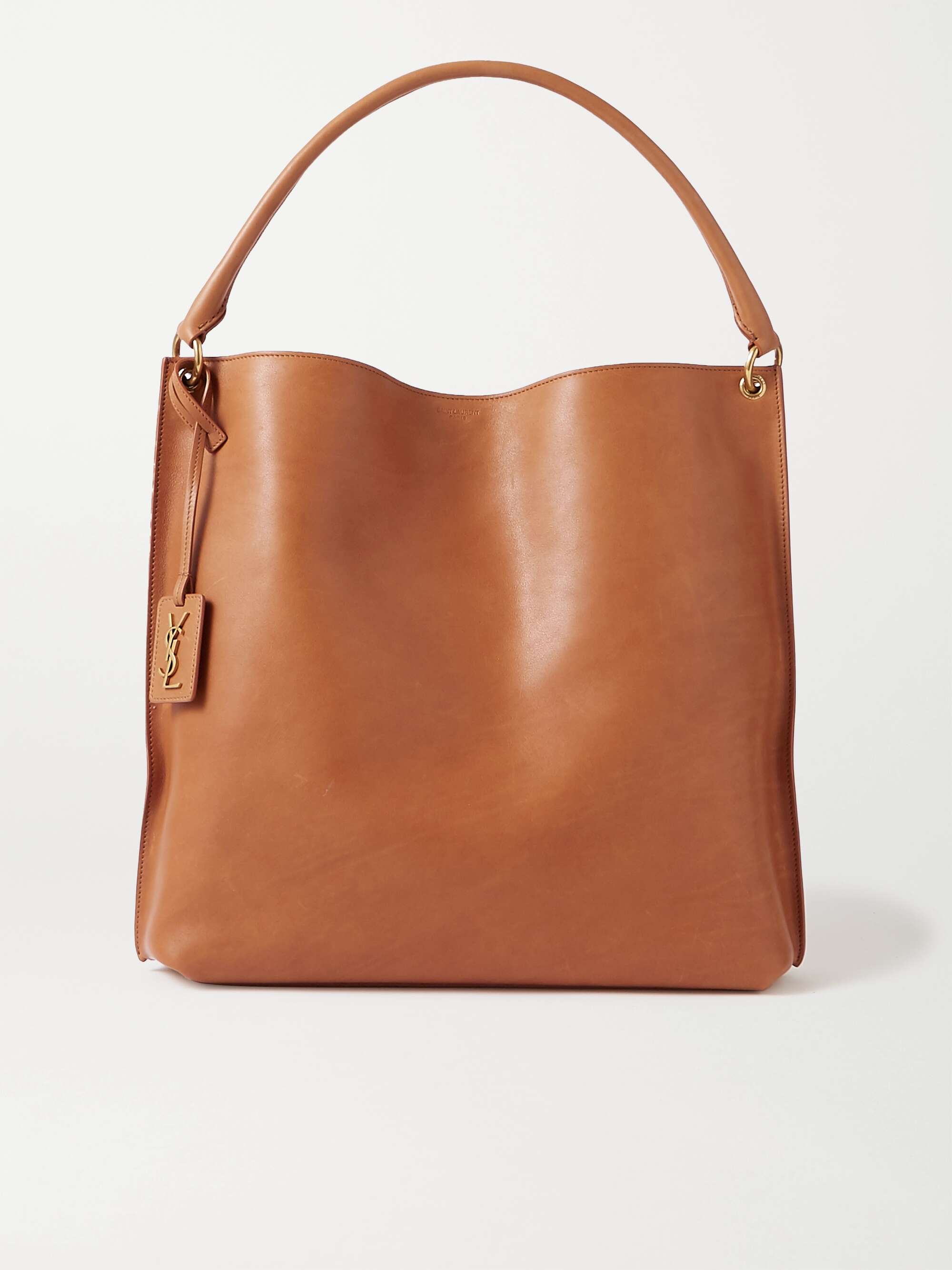tan leather tote