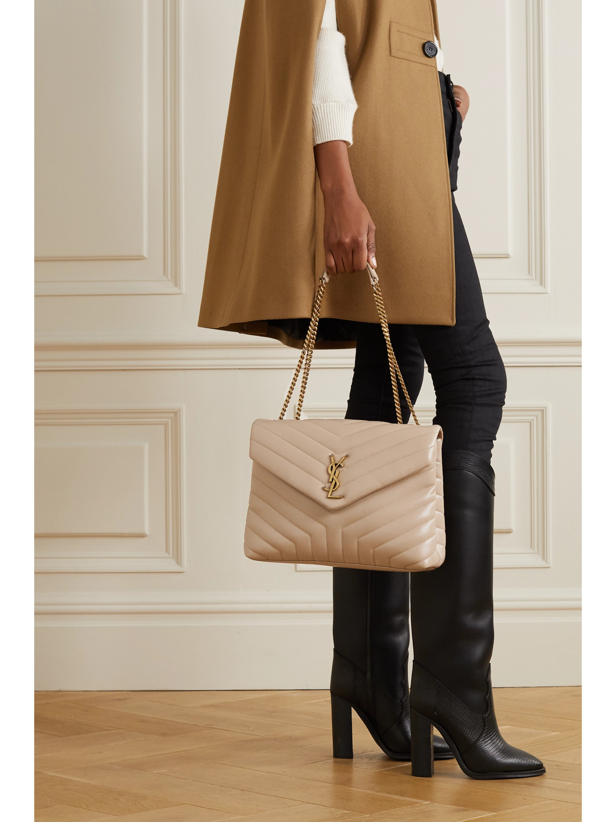 Loulou medium quilted leather shoulder bag outlet