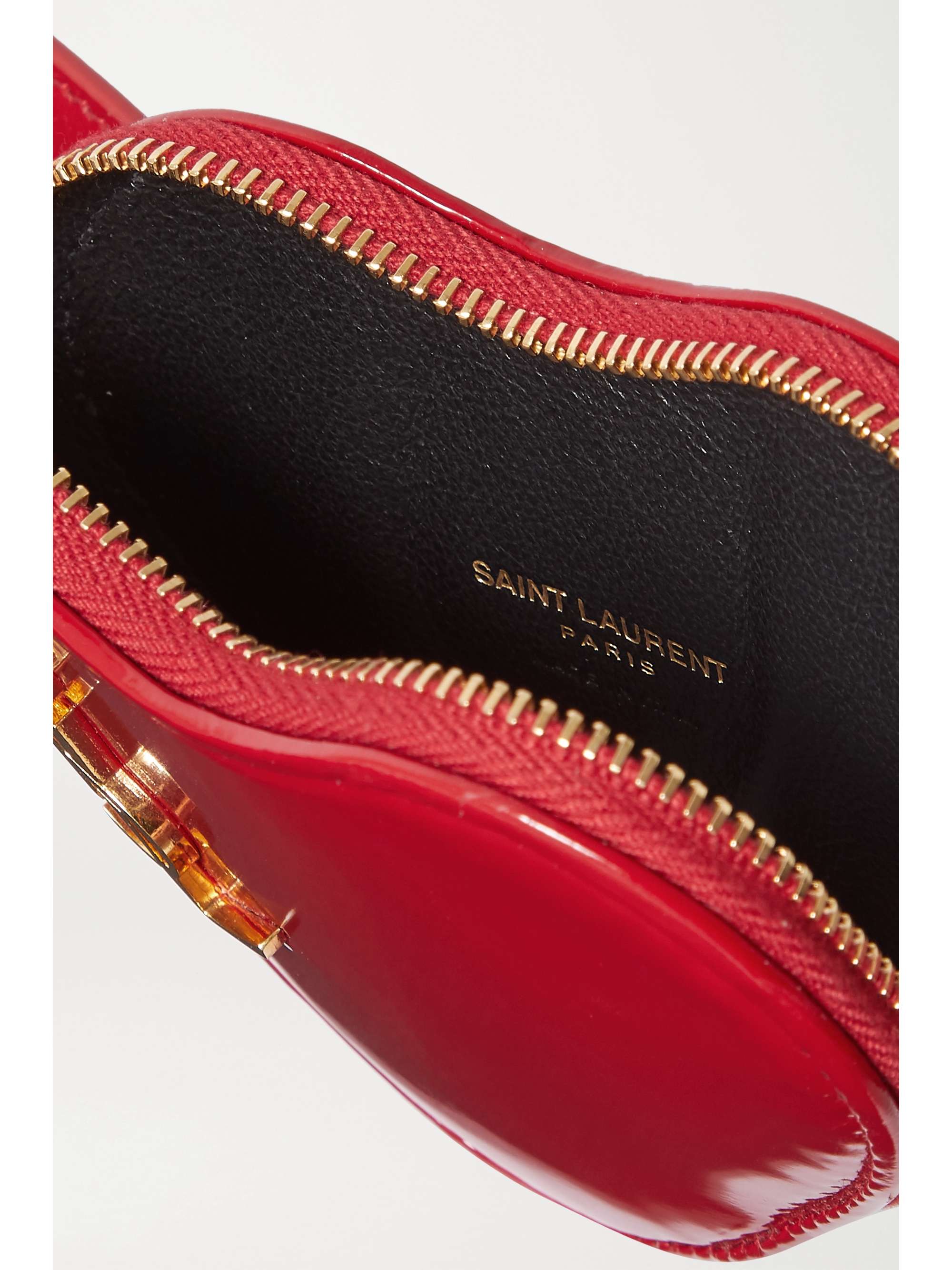 red leather belt bag