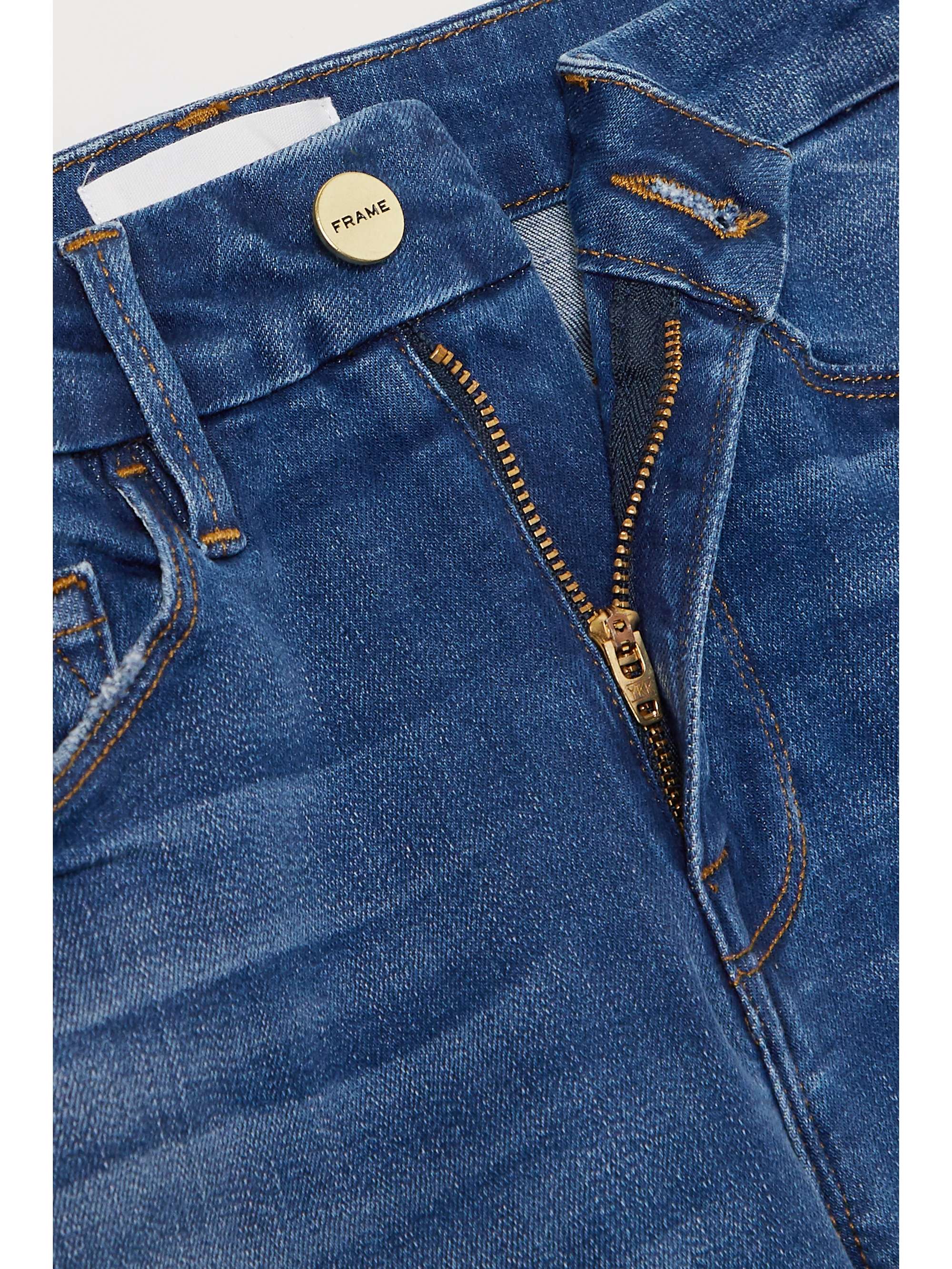FRAME Le Crop Mini Boot mid-rise bootcut jeans
