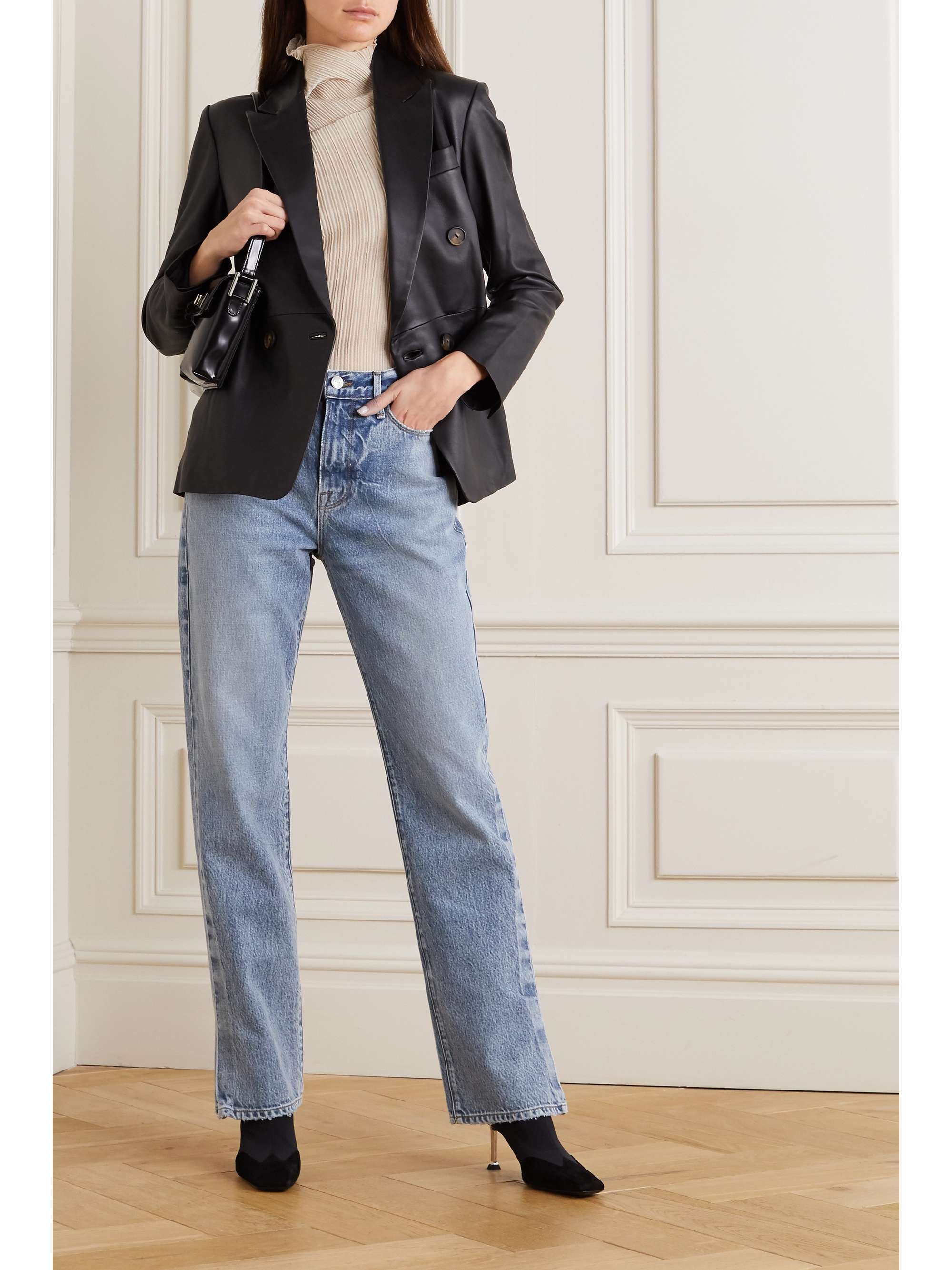 frame denim straight leg