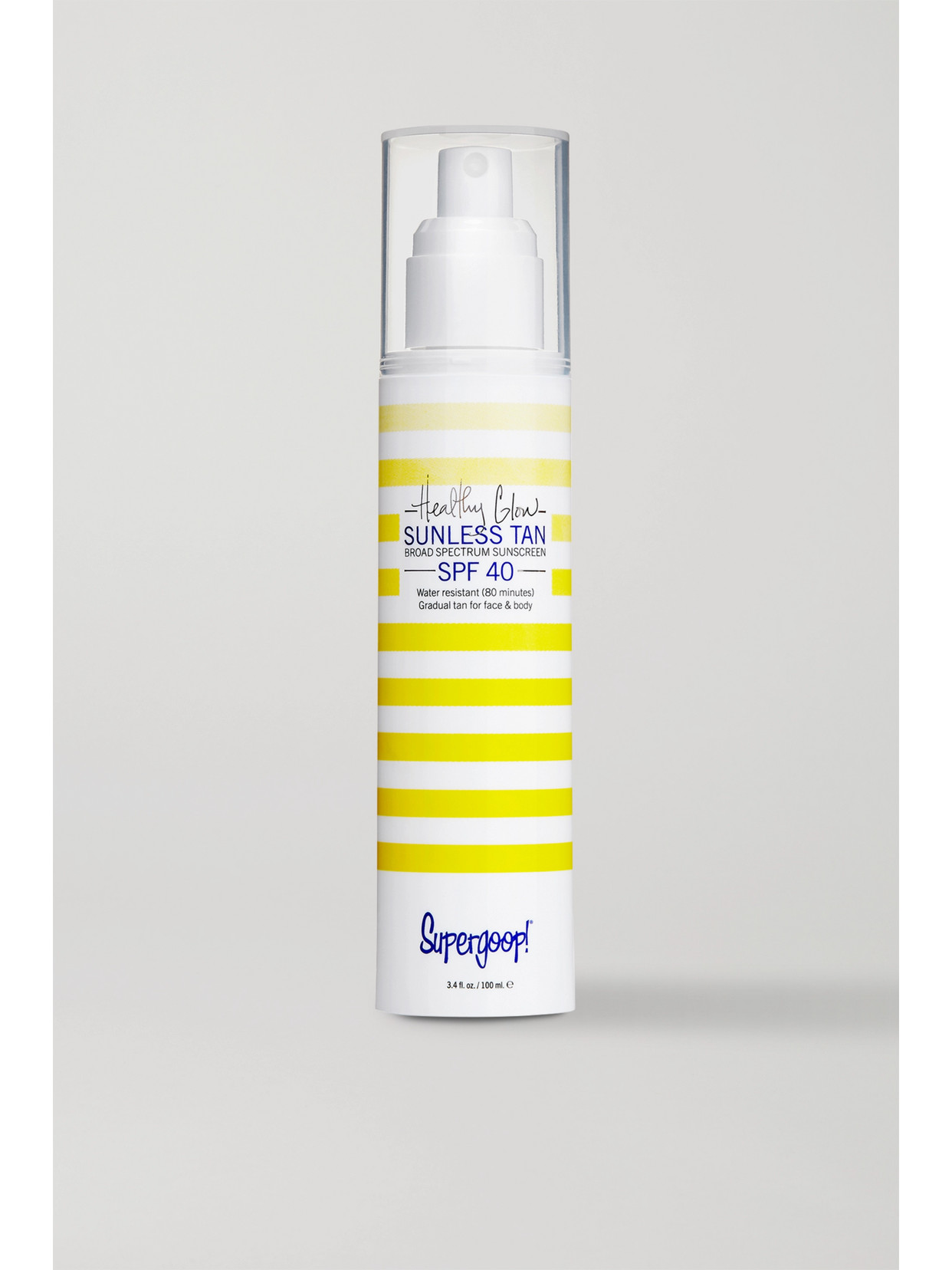 SUPERGOOP HEALTHY GLOW SUNLESS TAN SPF40, 100ML