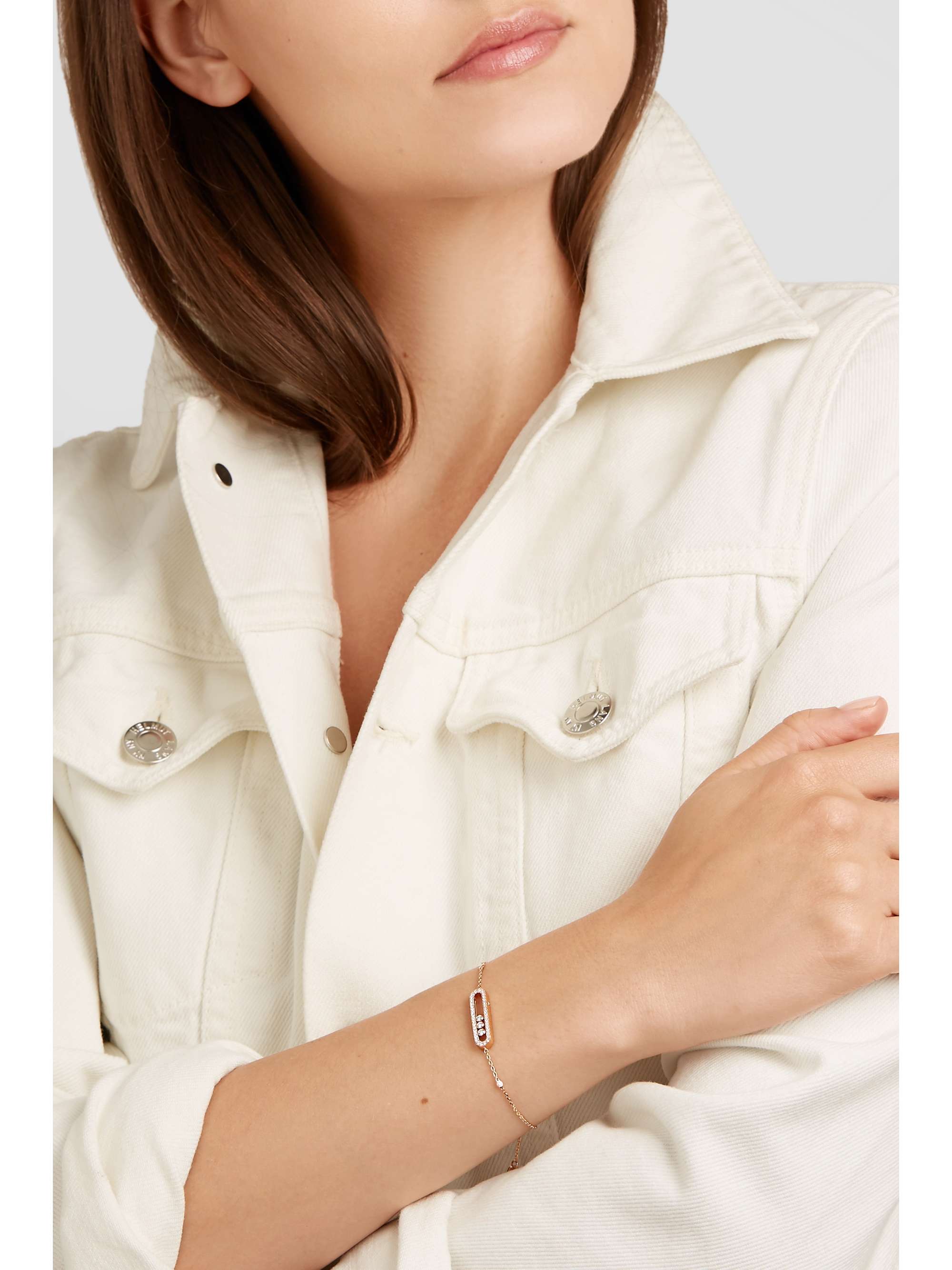 MESSIKA Bracelet en or 18 carats (750/1000) et diamants Baby Move