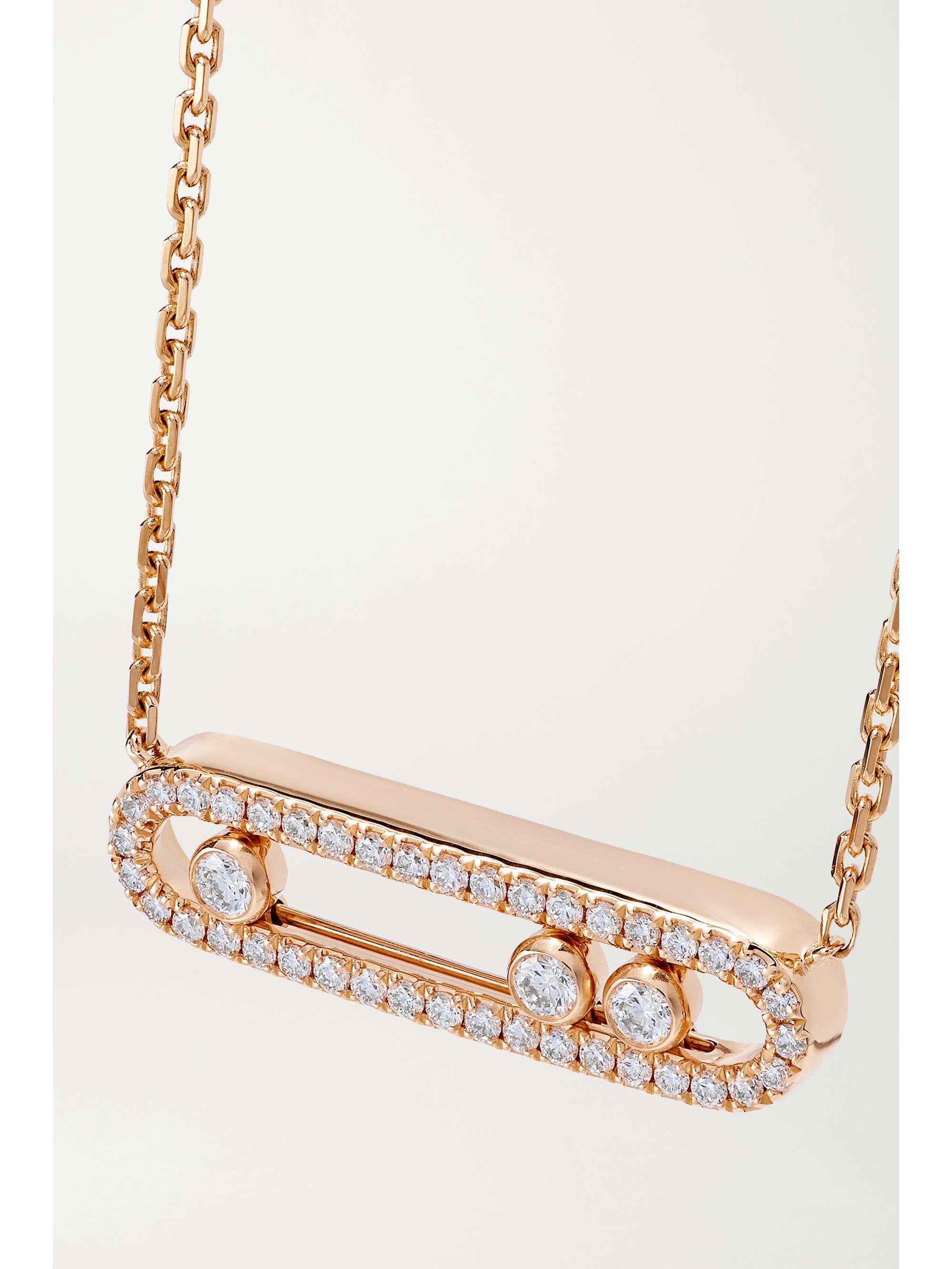 MESSIKA Baby Move 18-karat gold diamond necklace