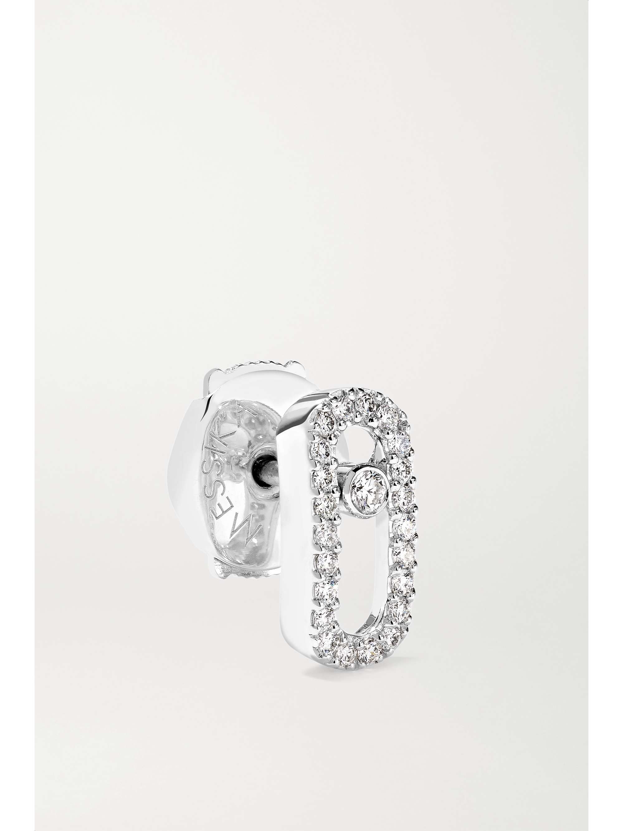 MESSIKA Move Uno 18-karat white gold diamond earrings